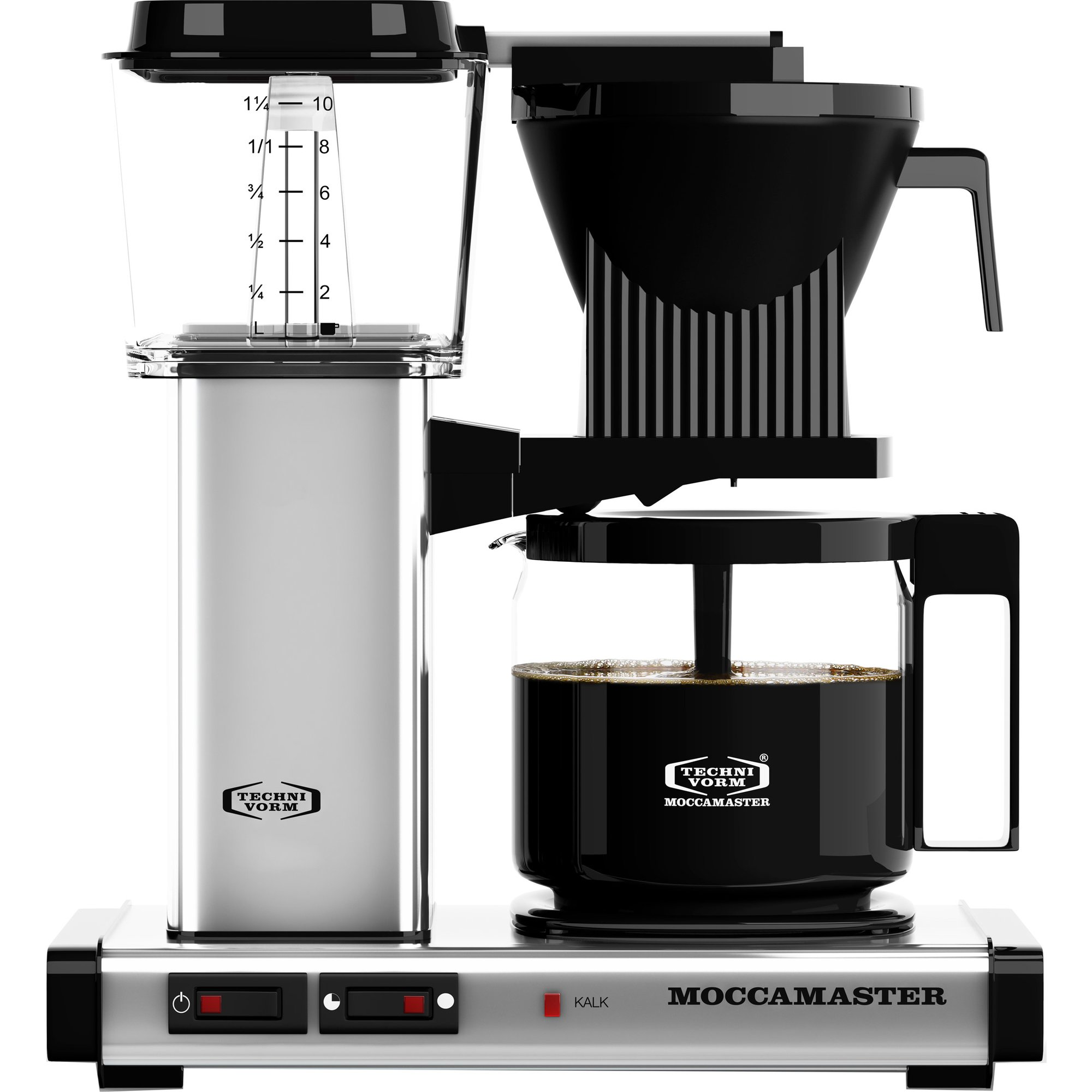 Moccamaster Automatic S Kaffemaskine, Poleret Sølv (8712072537705)