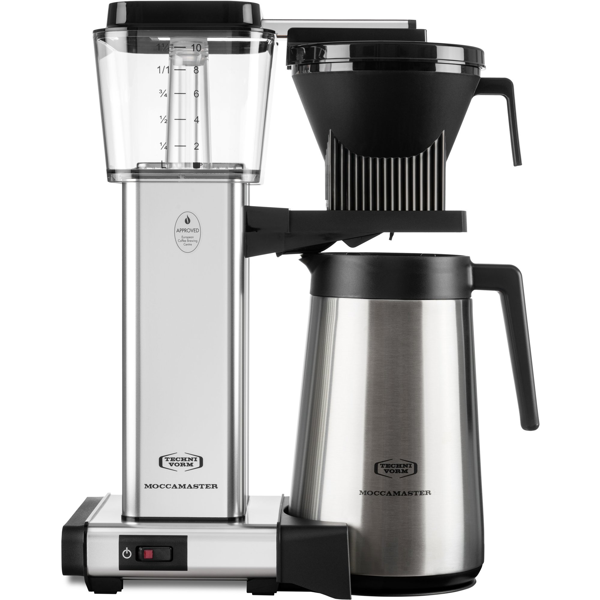 Moccamaster Automatic Thermo kaffetrakter 1,25 liter polished silver