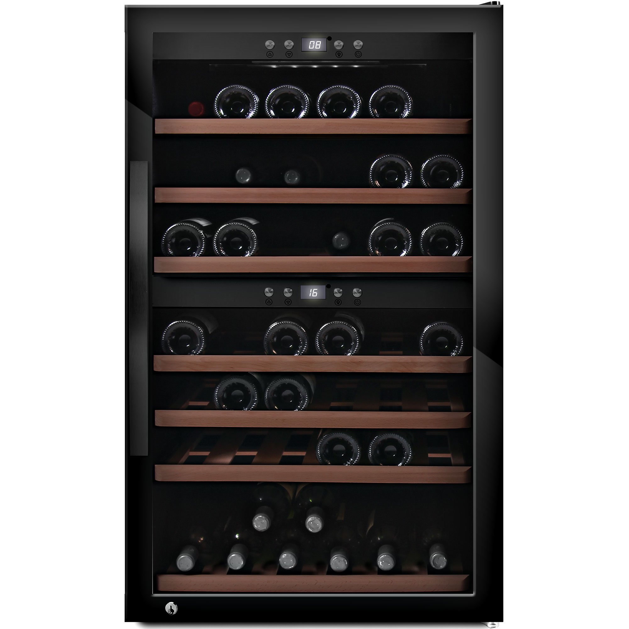 mQuvée WineExpert 66 vinkøleskab, sort