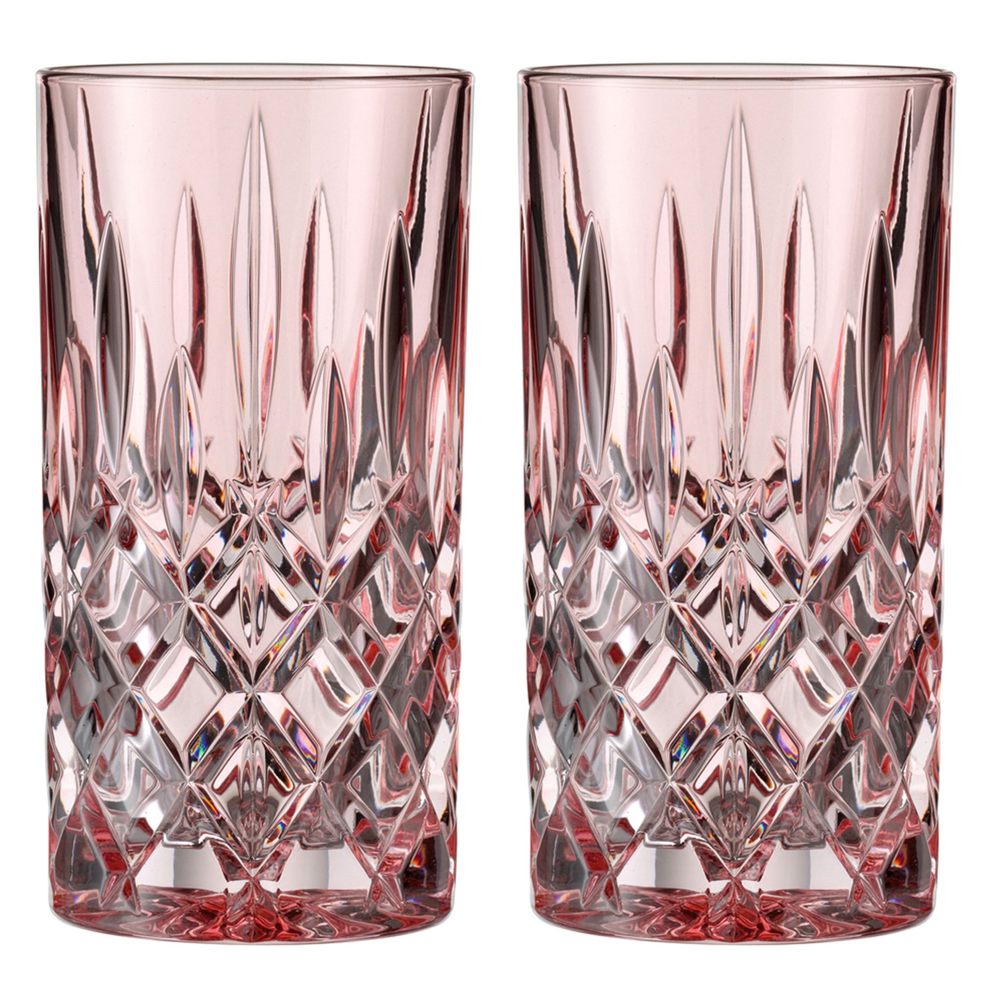 Nachtmann Noblesse longdrinkglass, rosé, 2 stk Longdrinkglass