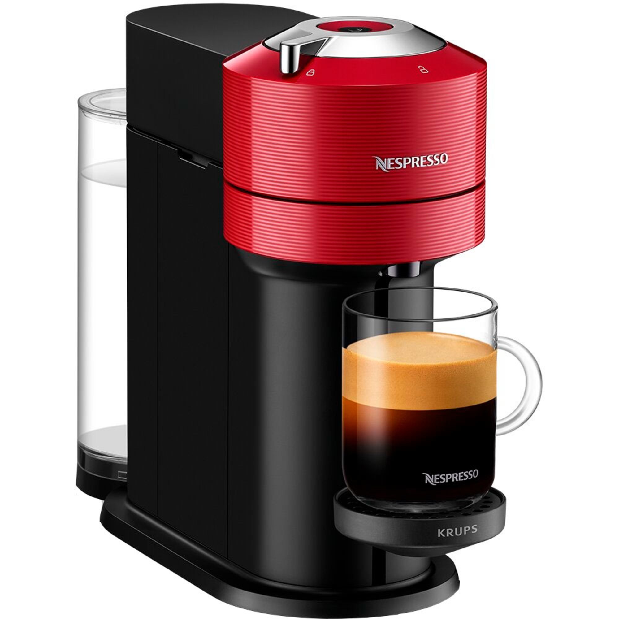Nespresso Essenza Mini kaffemaskine, 0,6 liter, rød