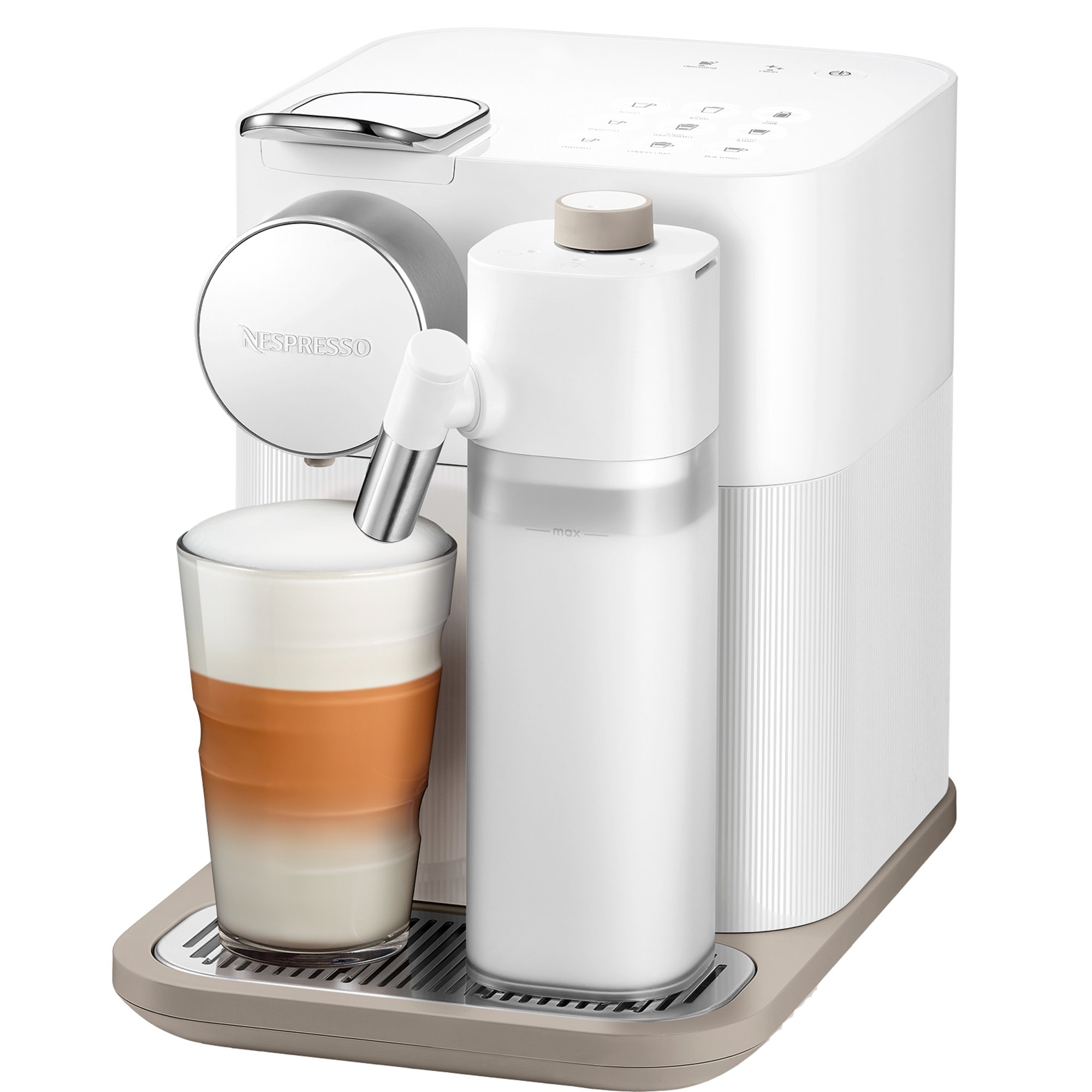 Läs mer om Nespresso Gran Lattissima kaffemaskin, 1,3 liter, vit