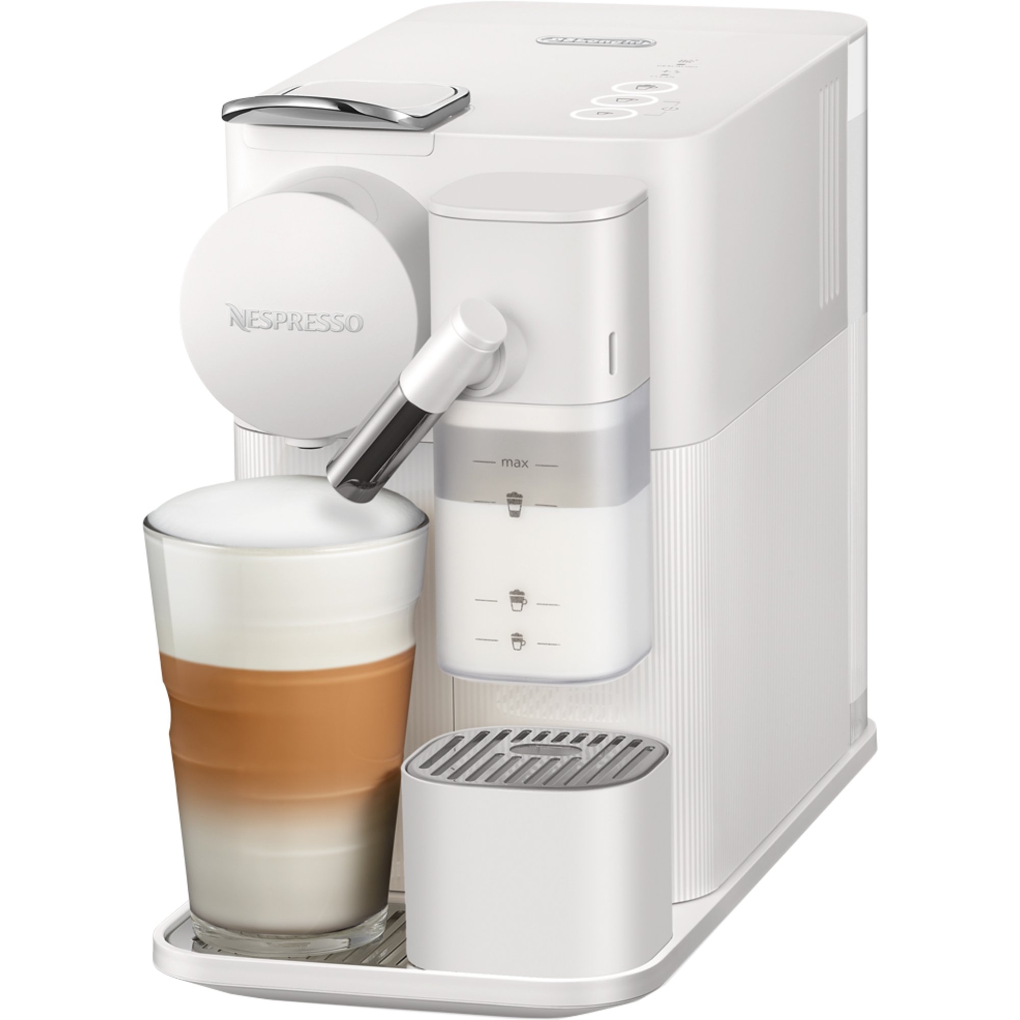 NESPRESSO Lattissima One kaffemaskine fra De'Longhi - Silky White