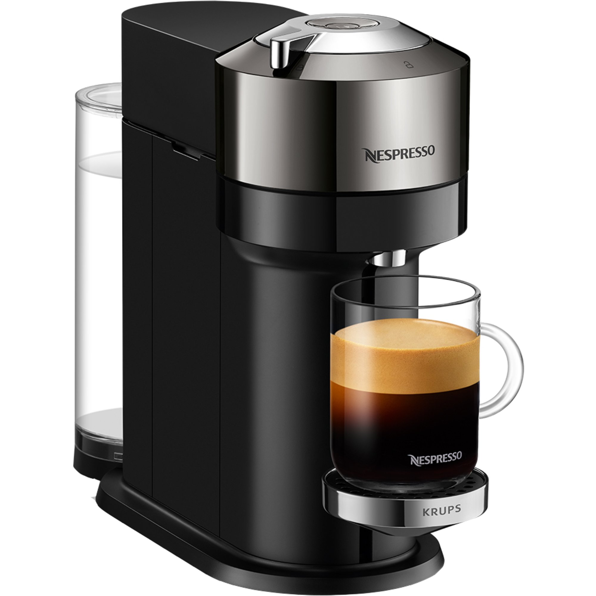 Läs mer om Nespresso Vertuo Next kaffemaskin, 1,1 liter, krom