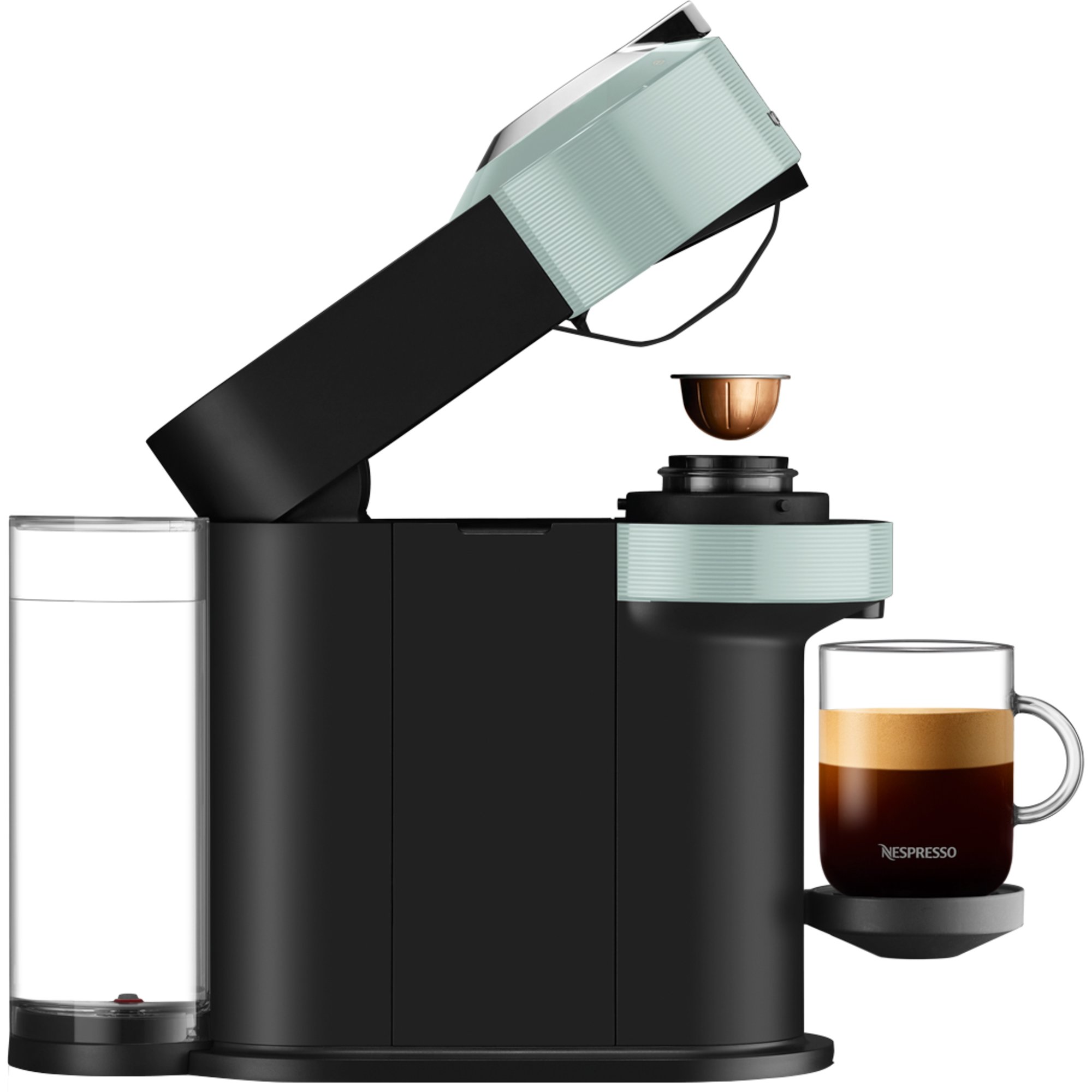 Läs mer om Nespresso Vertuo Next kaffemaskin, 1 liter, jade