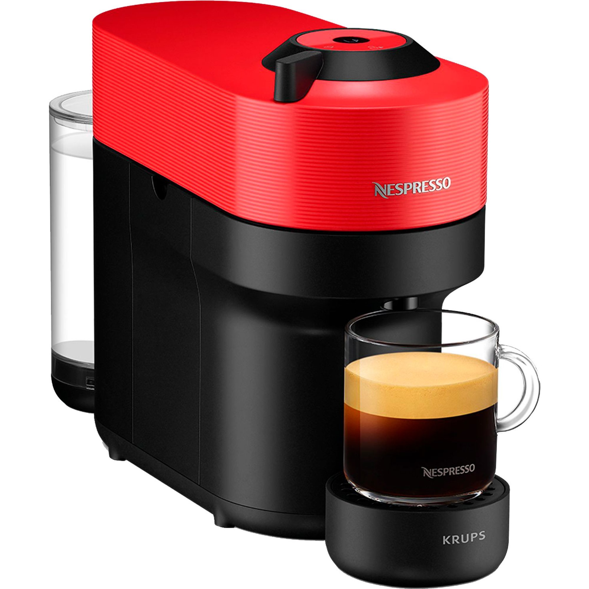 Läs mer om Nespresso Vertuo POP kaffemaskin 0,6 liter, spicy red