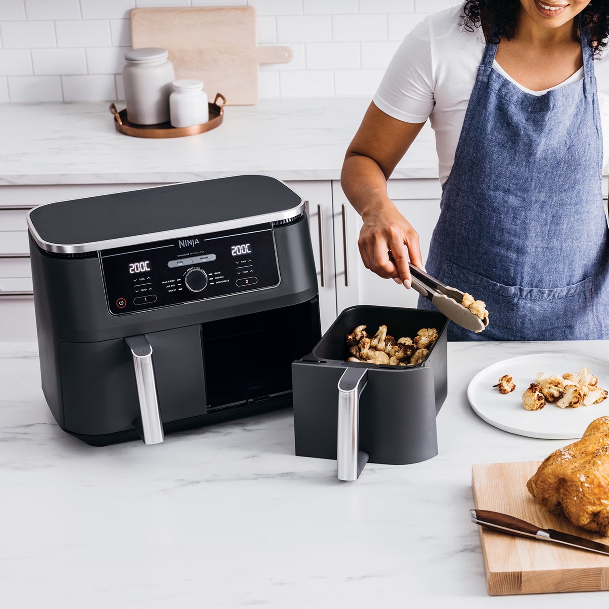 Foodi Dual Zone Airfryer 9,5 Liter Från Ninja » Fri Frakt