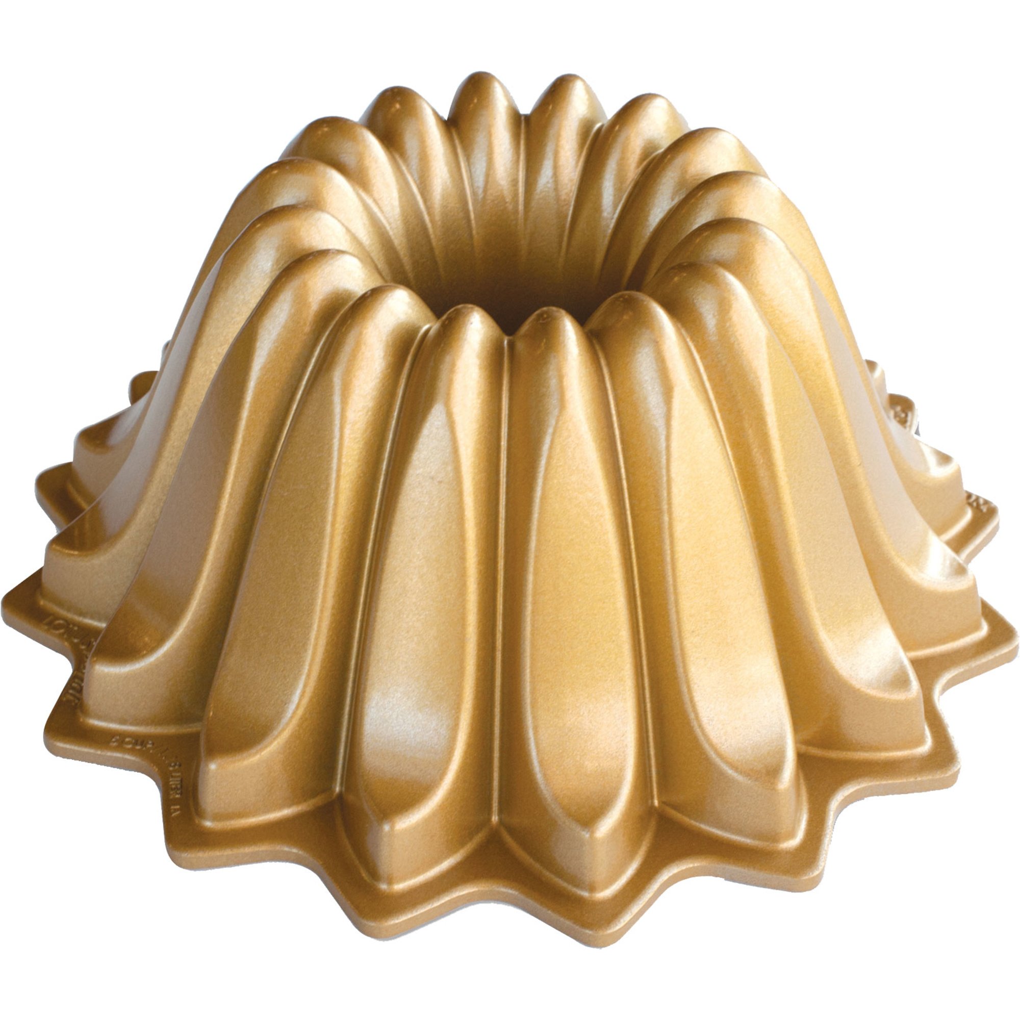 Nordic Ware Lotus Bundt Pan, Gold Bakeform