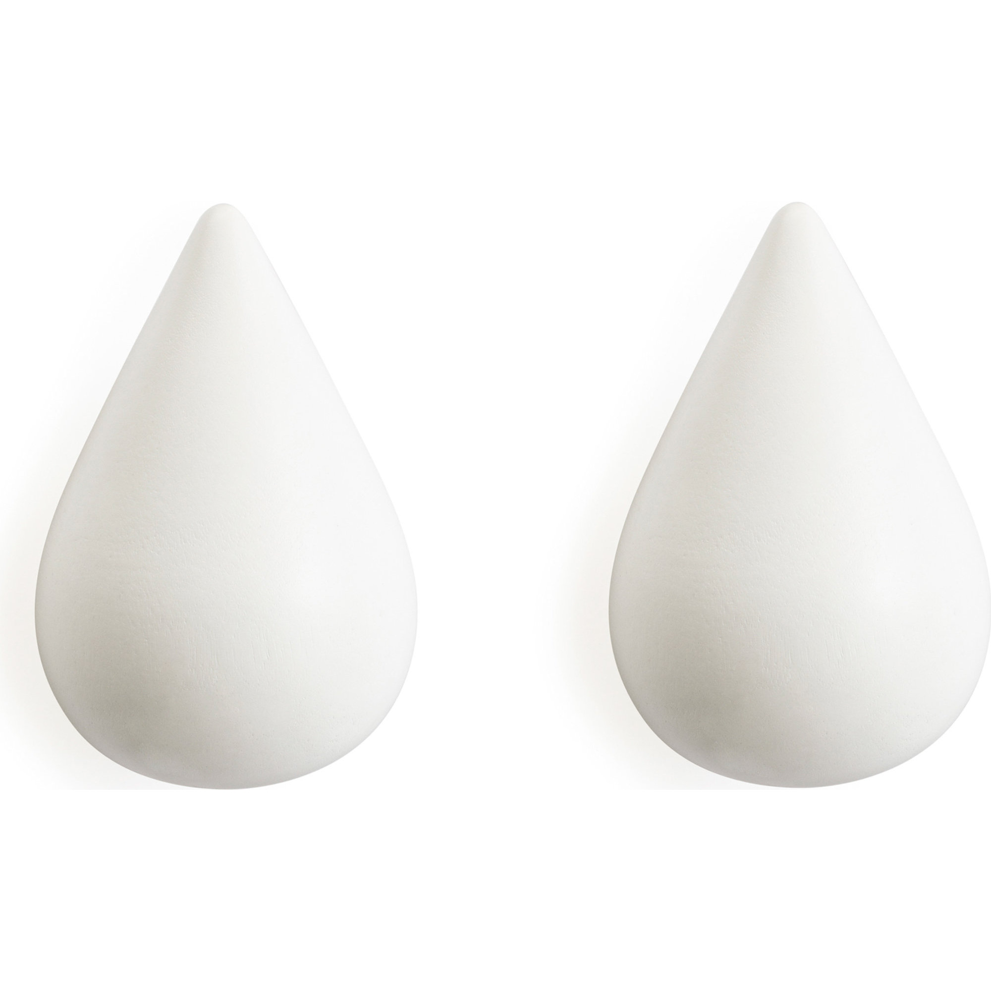 Normann Copenhagen Dropit Knagger Small Hvit 2 stk.