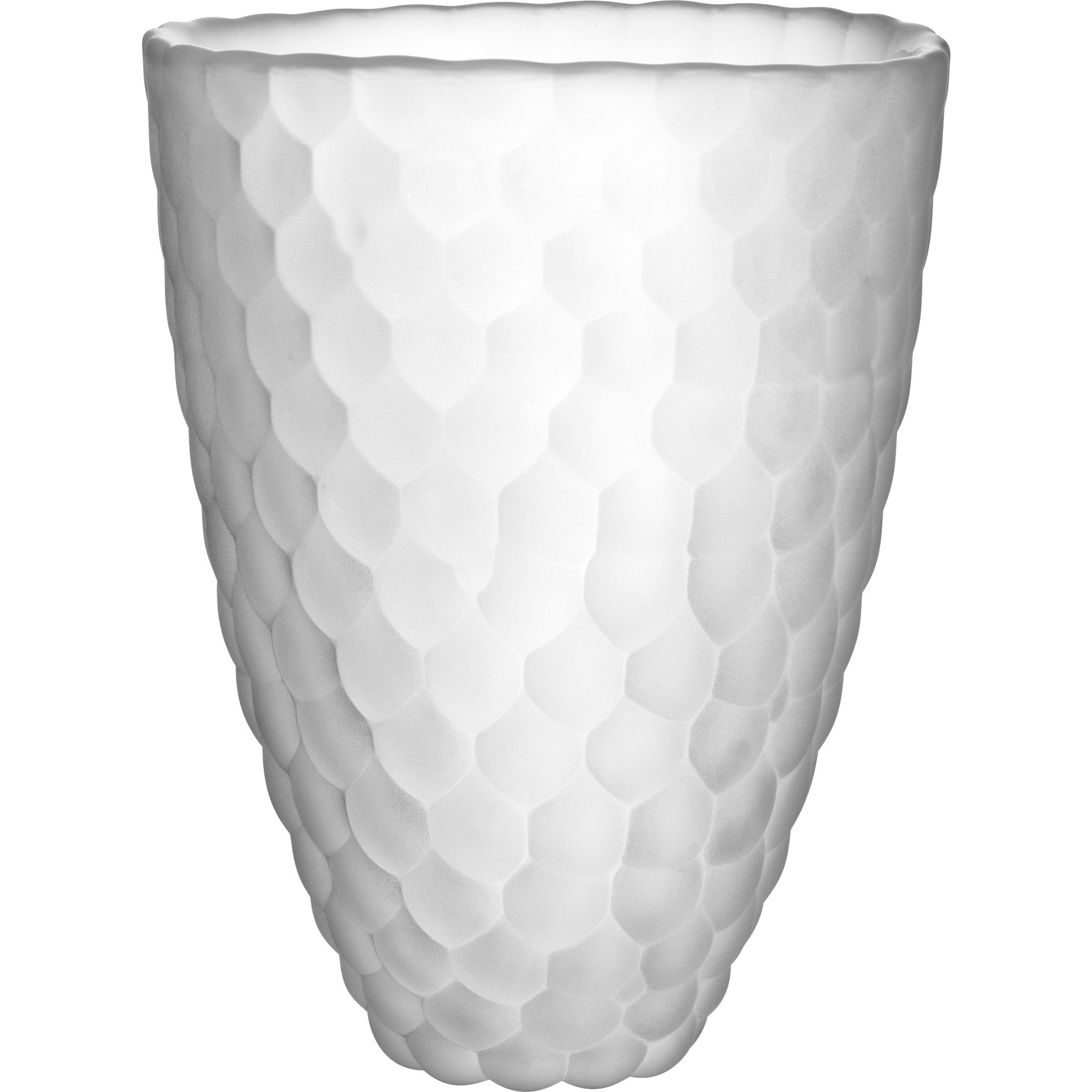 Orrefors Hallon vase 20 cm. frosted glas