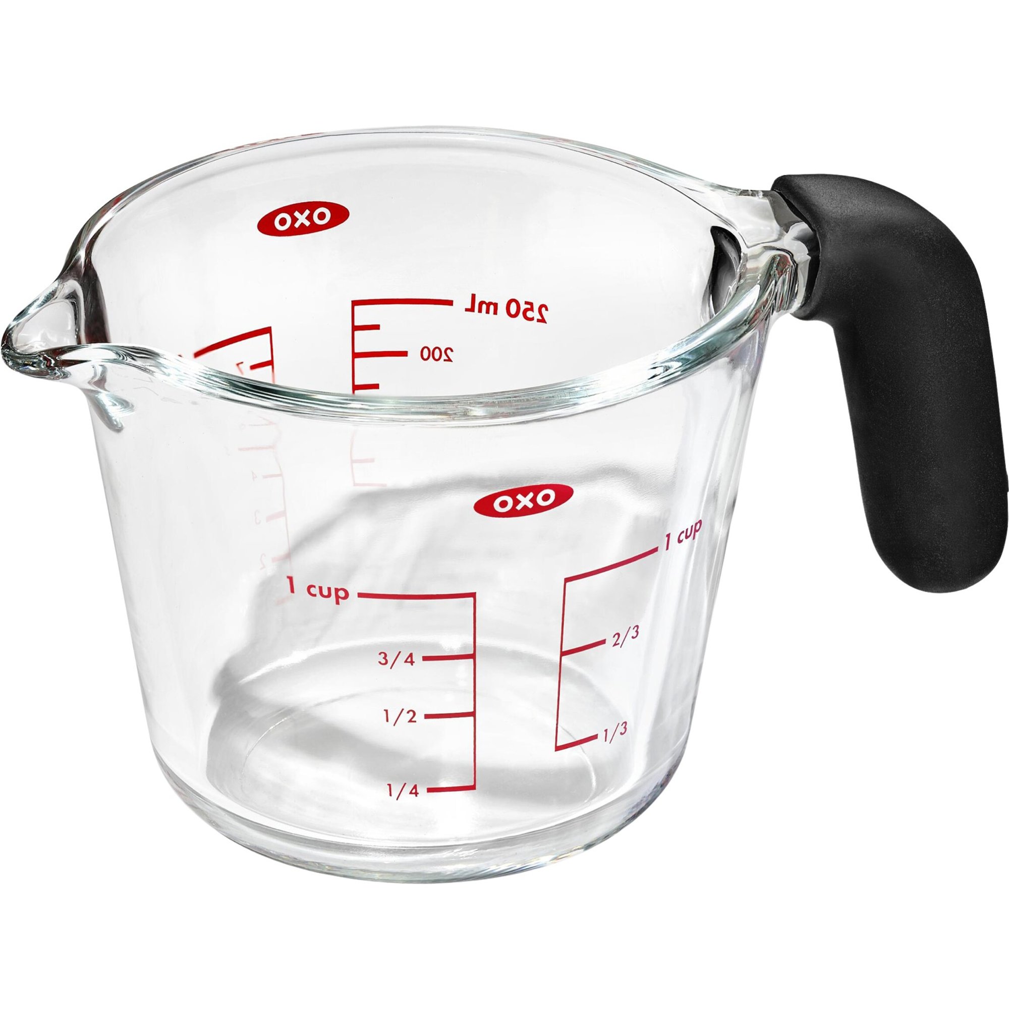 OXO Målebeger 0,25 liter glass