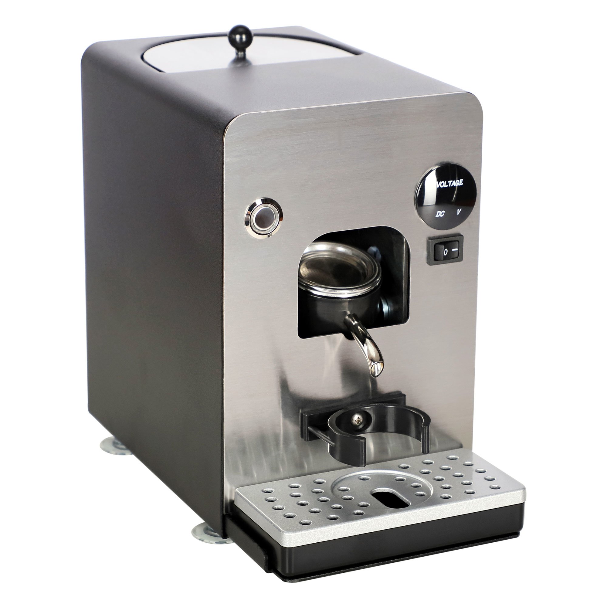 Panafe ALLFREE® kapselmaskin för espresso, svart/stål