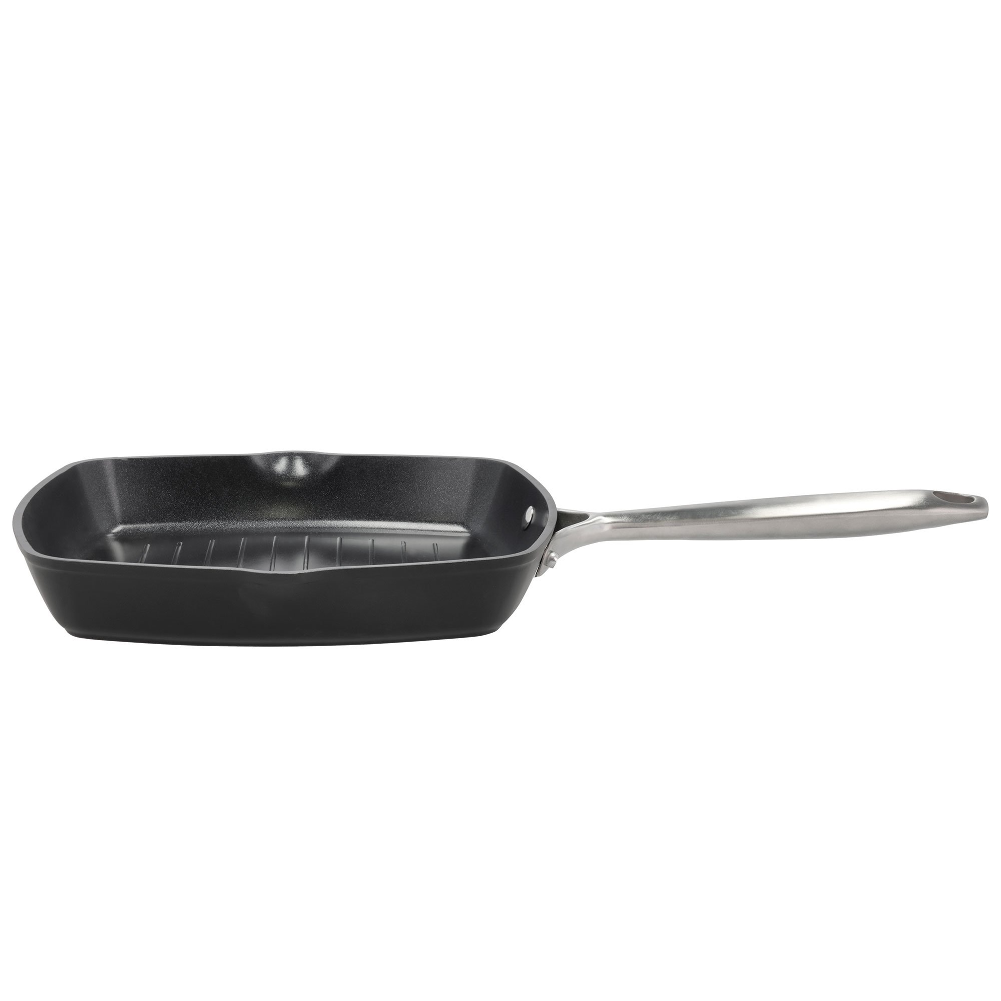 Pillivuyt Gourmet Travo grillpanna keramisk non-stick 24×24 cm svart aluminium