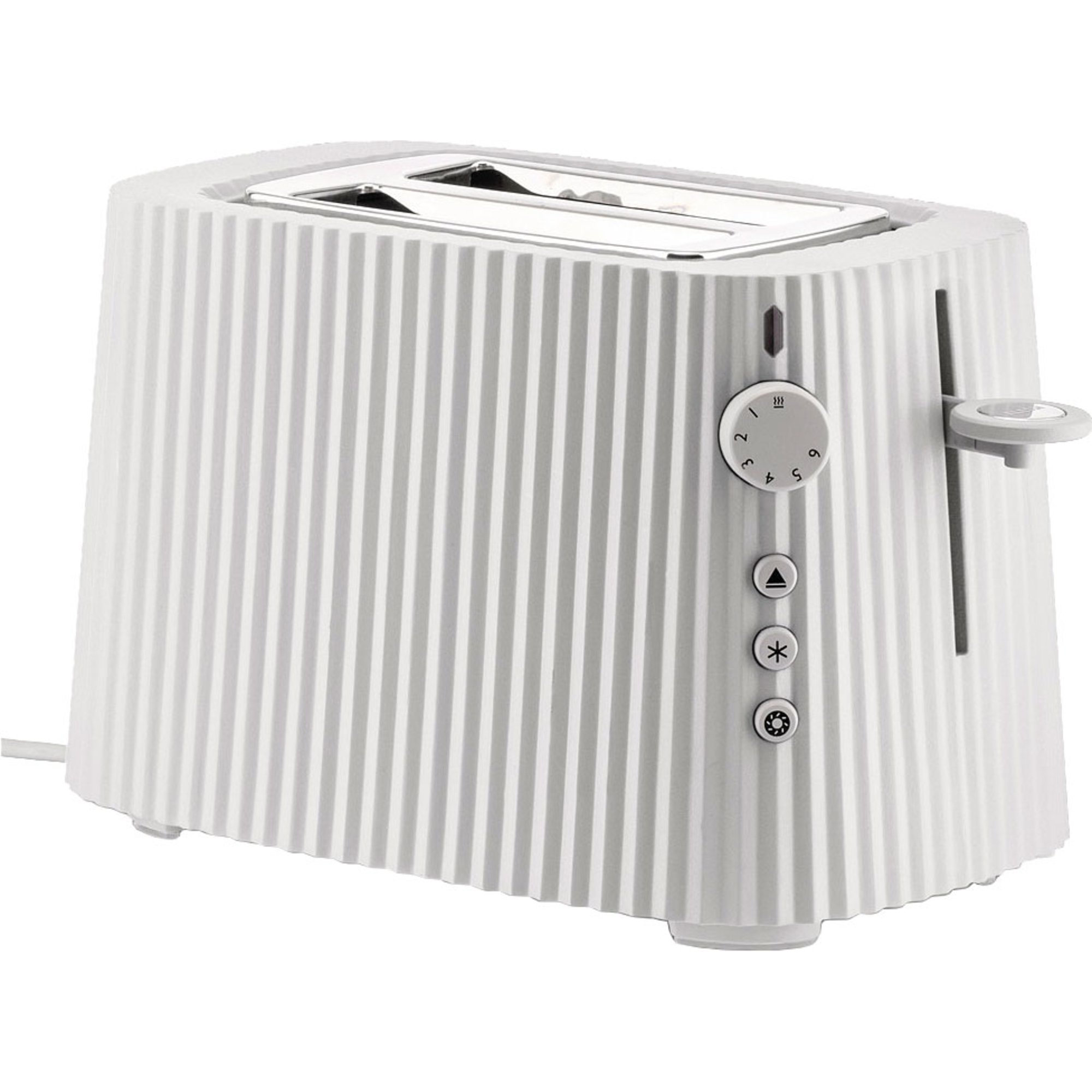 Alessi Plissé toaster, hvid