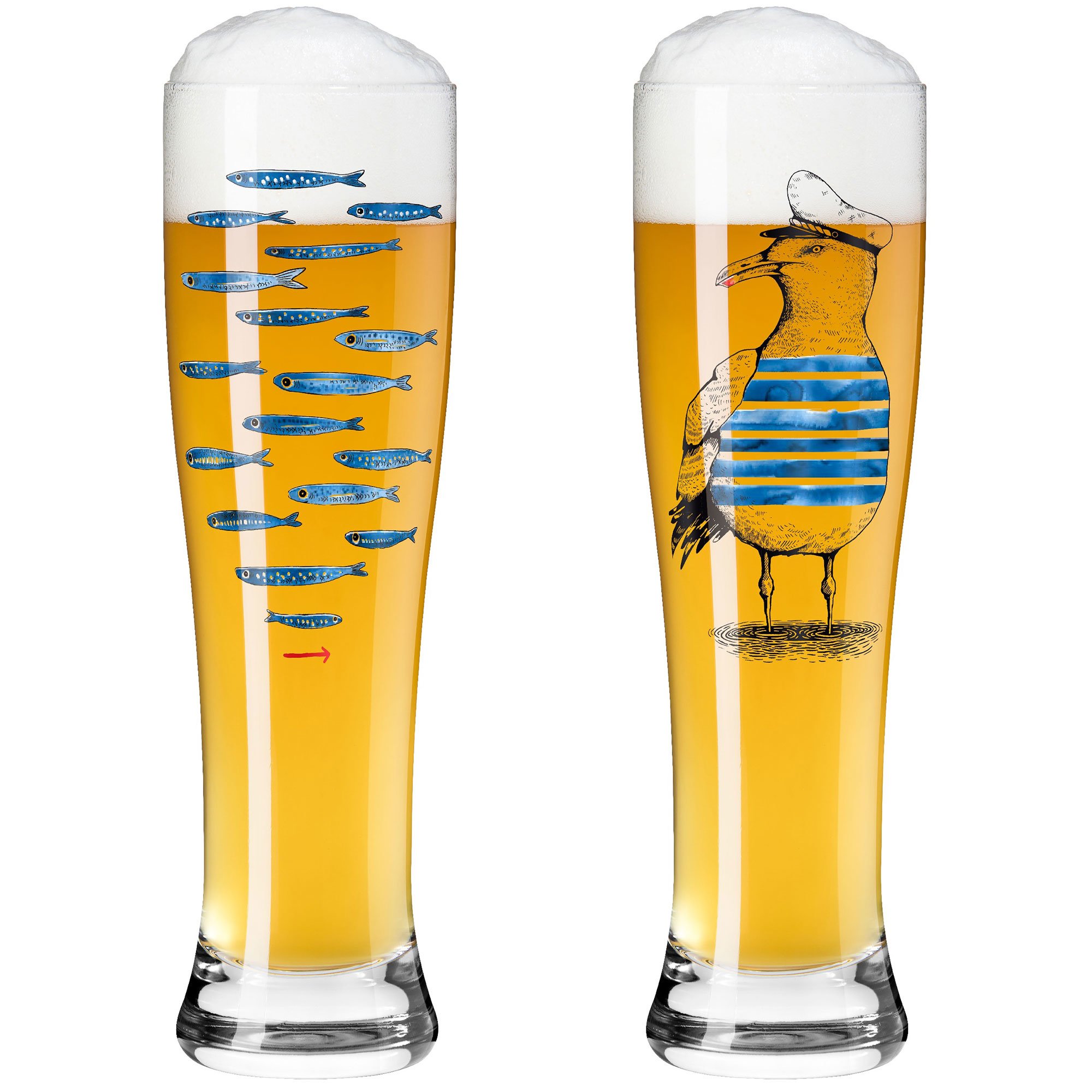 Ritzenhoff Brauchzeit ølglas, 2 stk, #13&14