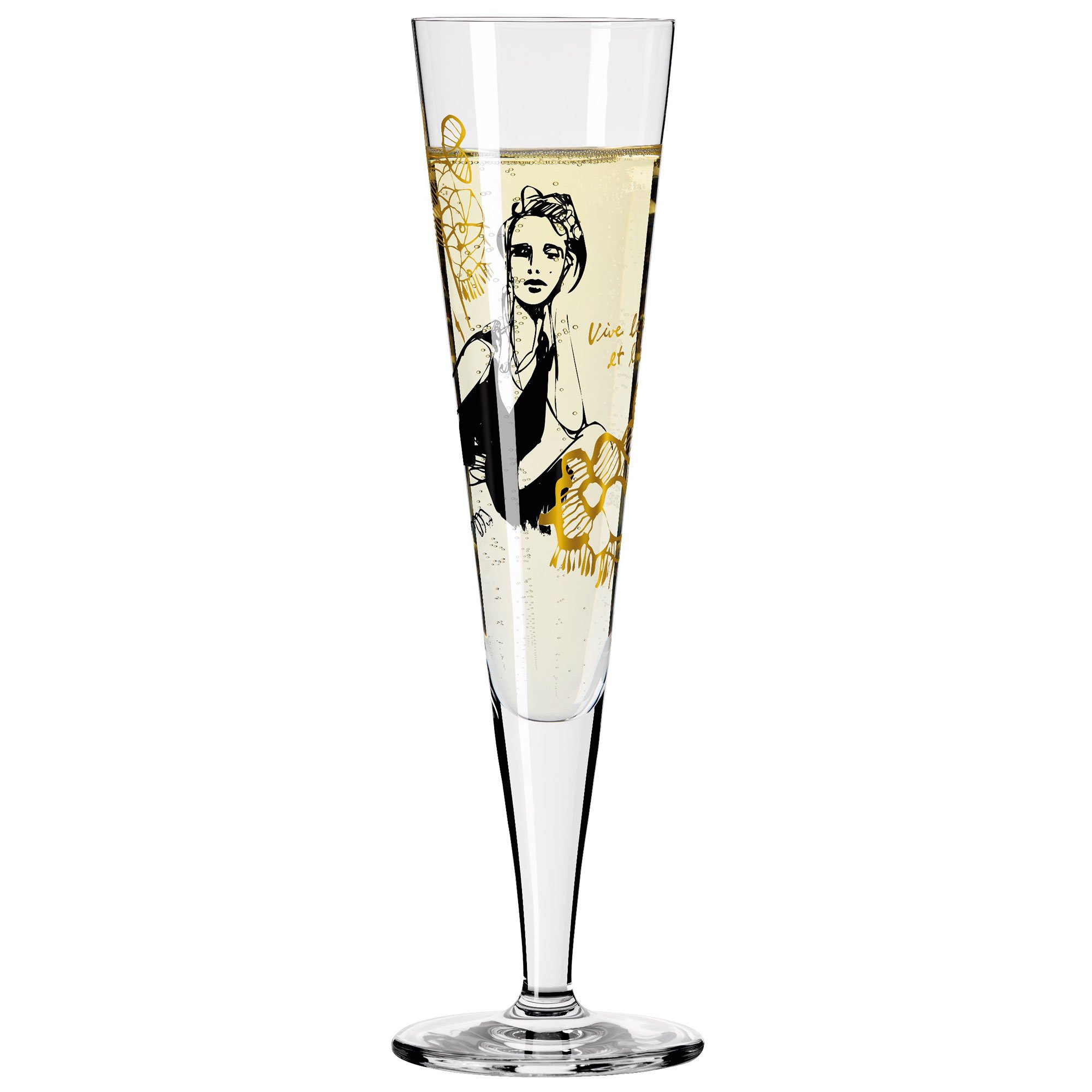 Ritzenhoff Goldnacht champagneglass NO:12