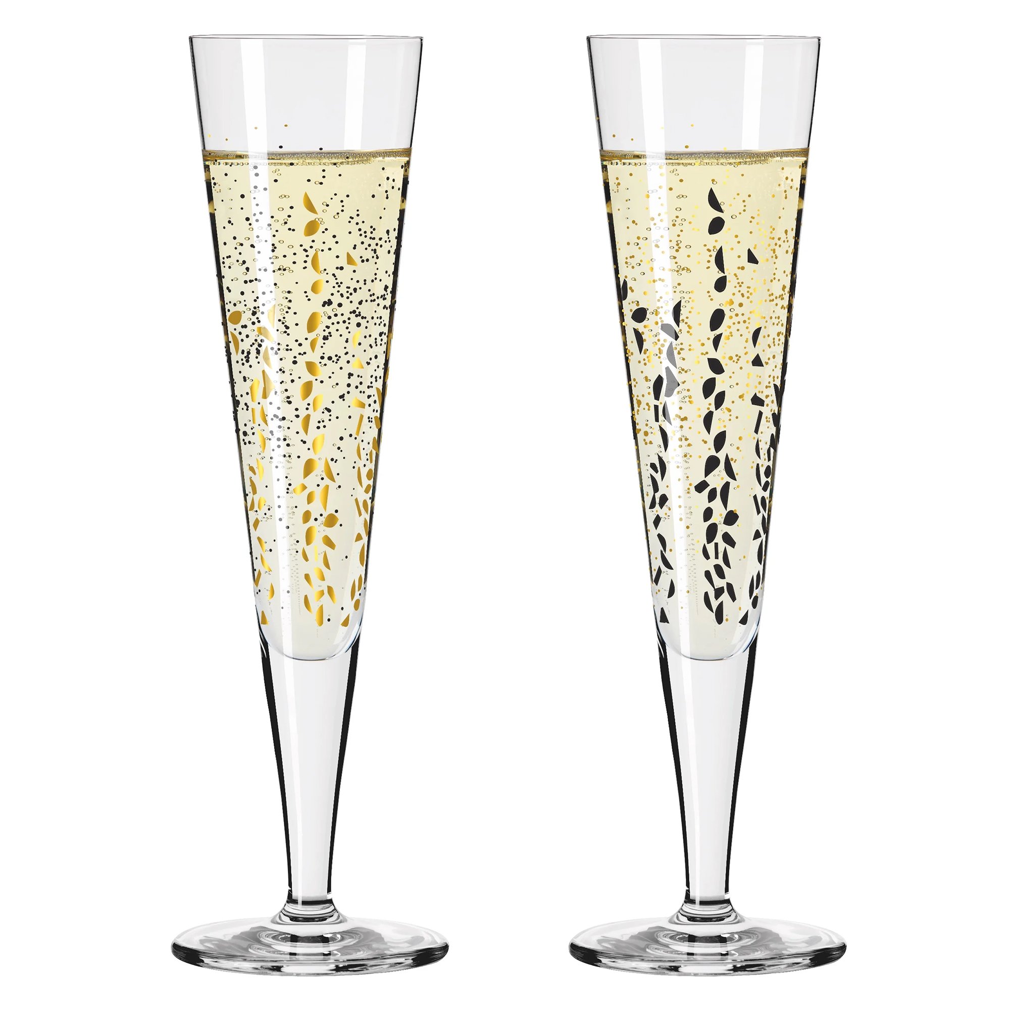 Ritzenhoff Goldnacht Sparkle champagneglas 2 st