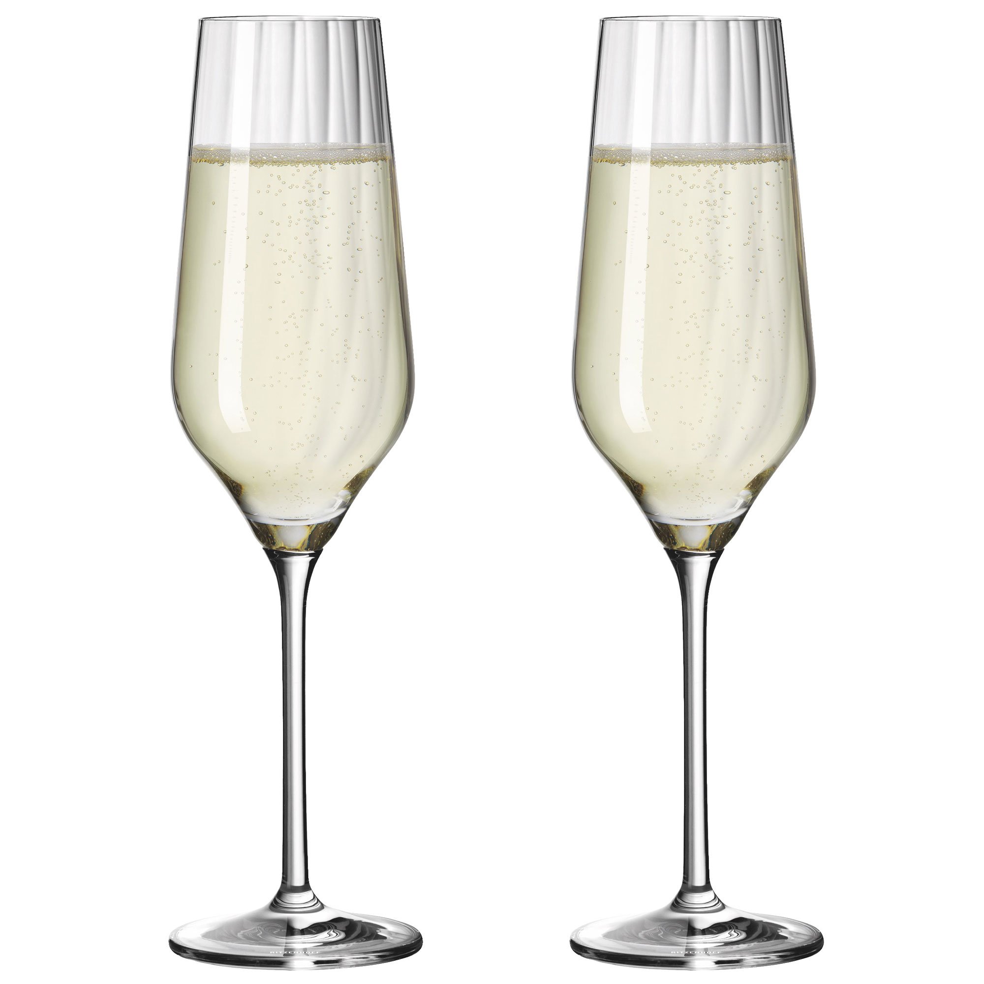 Ritzenhoff Sternschliff champagneglas, 2 stk