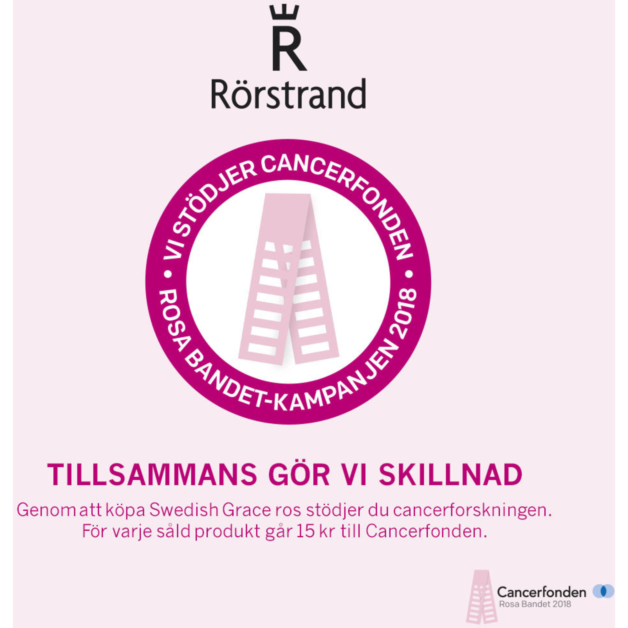Rörstrand Swedish Grace krus 30 cl – 2 stk rosa