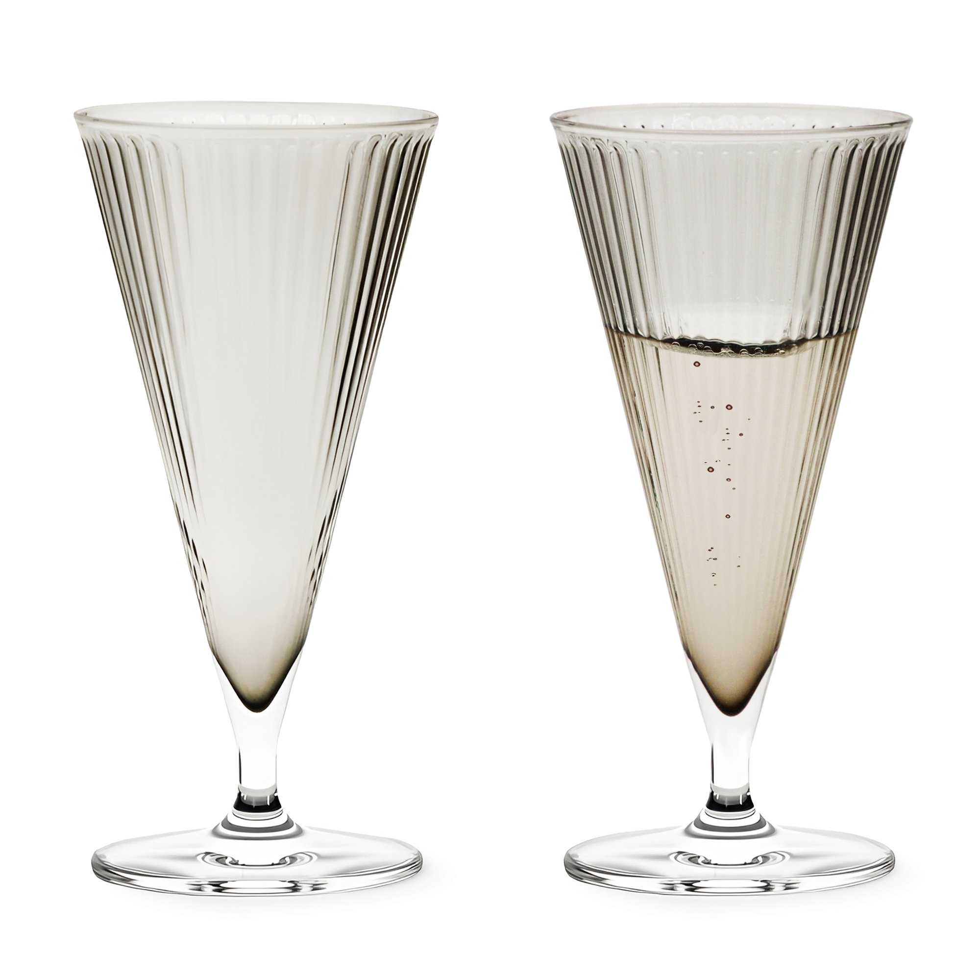 Läs mer om Rosendahl Grand Cru Nouveau champagneglas 2 st, smoke