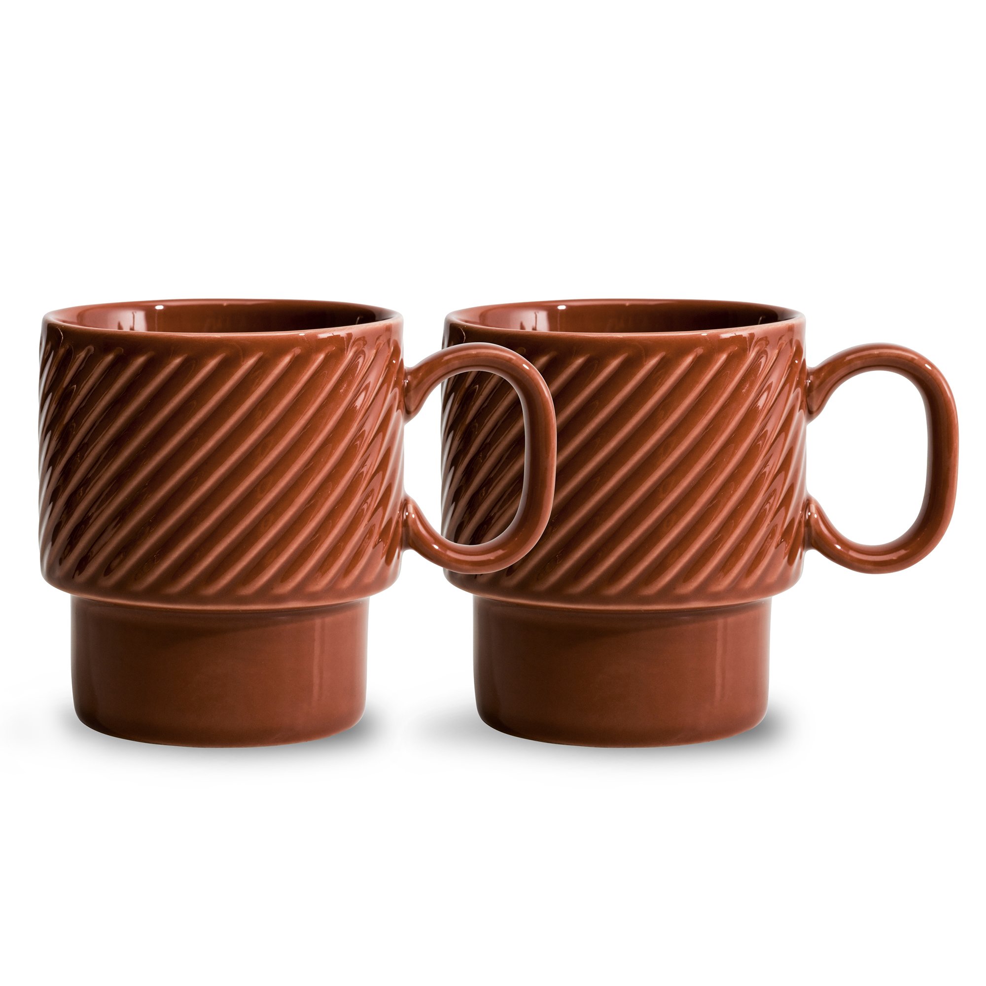 Sagaform Coffee & More kaffemugg 2-pack terracotta