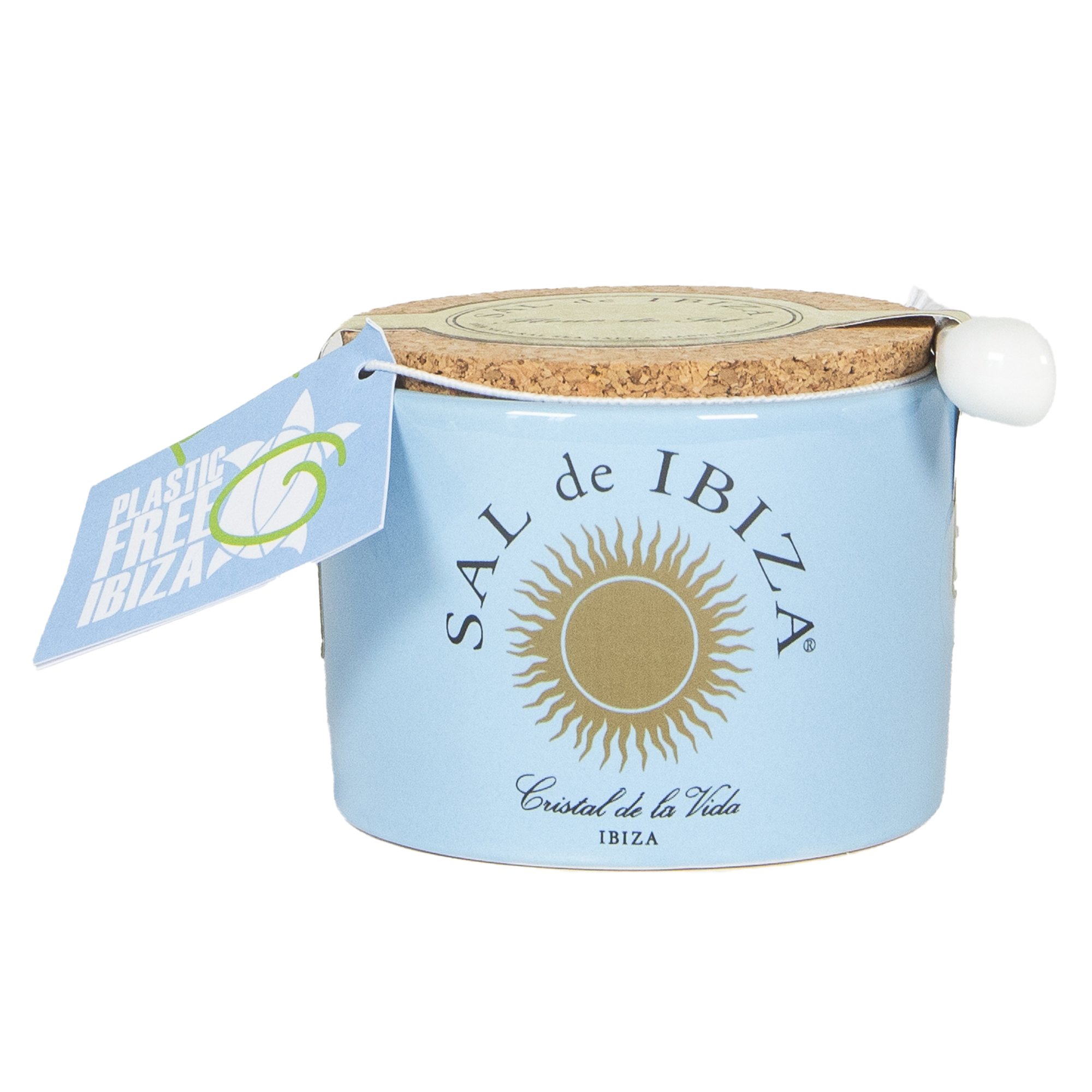Produktfoto för SAL de IBIZA Fleur De Sel Mar Blau havssalt 140 gram