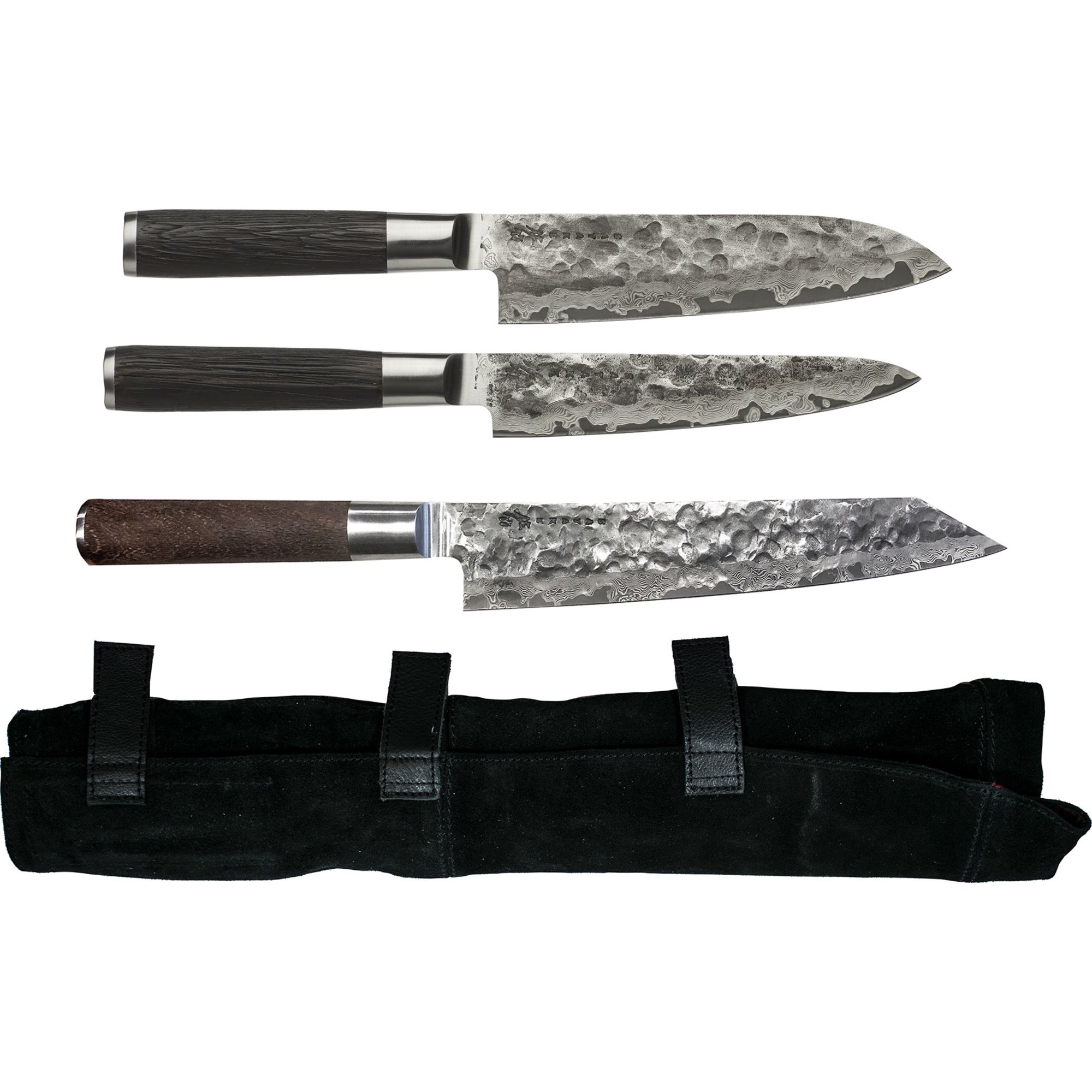 Satake Kuru knivsæt 3 dele med knivtaske
