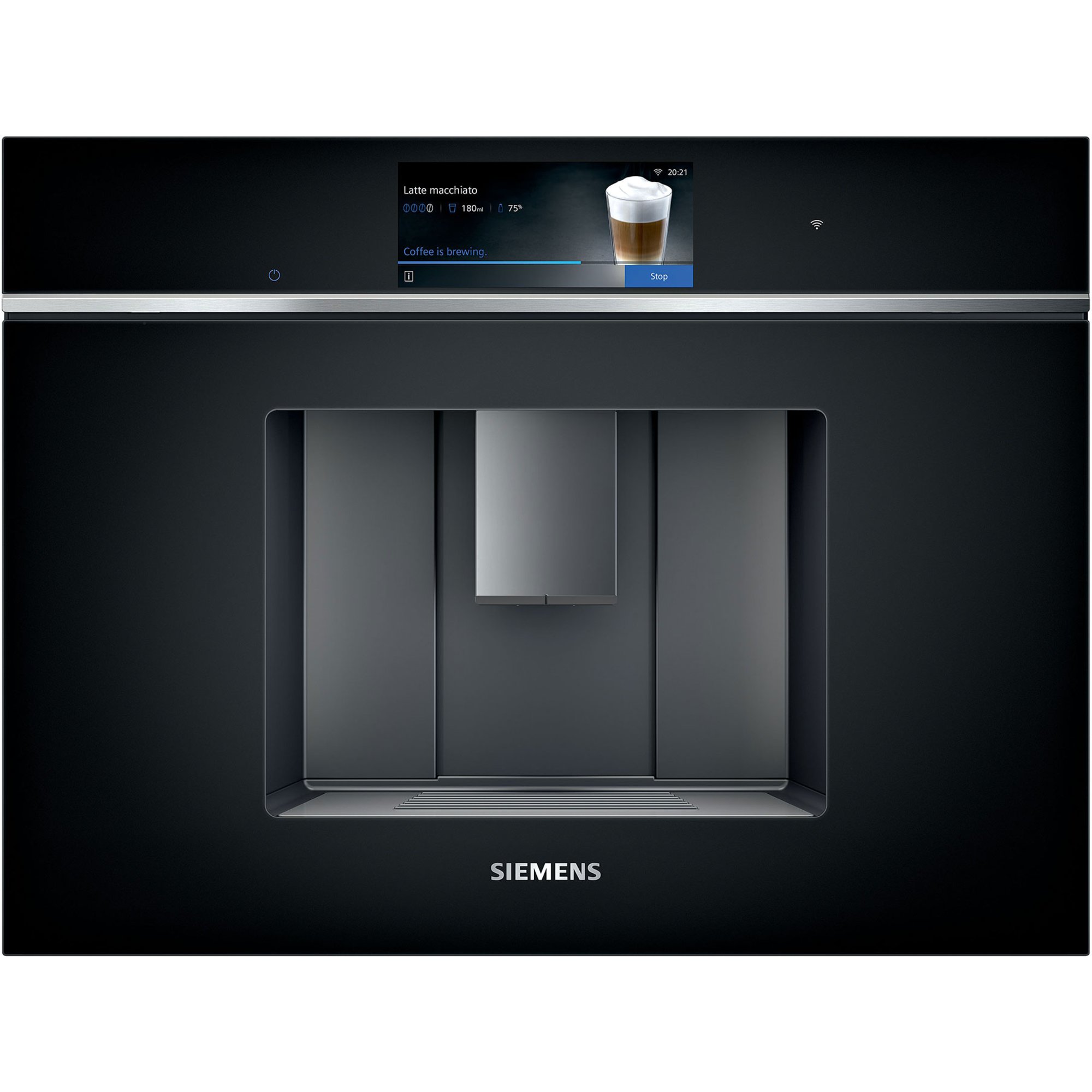 Siemens CT718L1B0 iQ700 Helautomatisk integrert espressomaskin svart