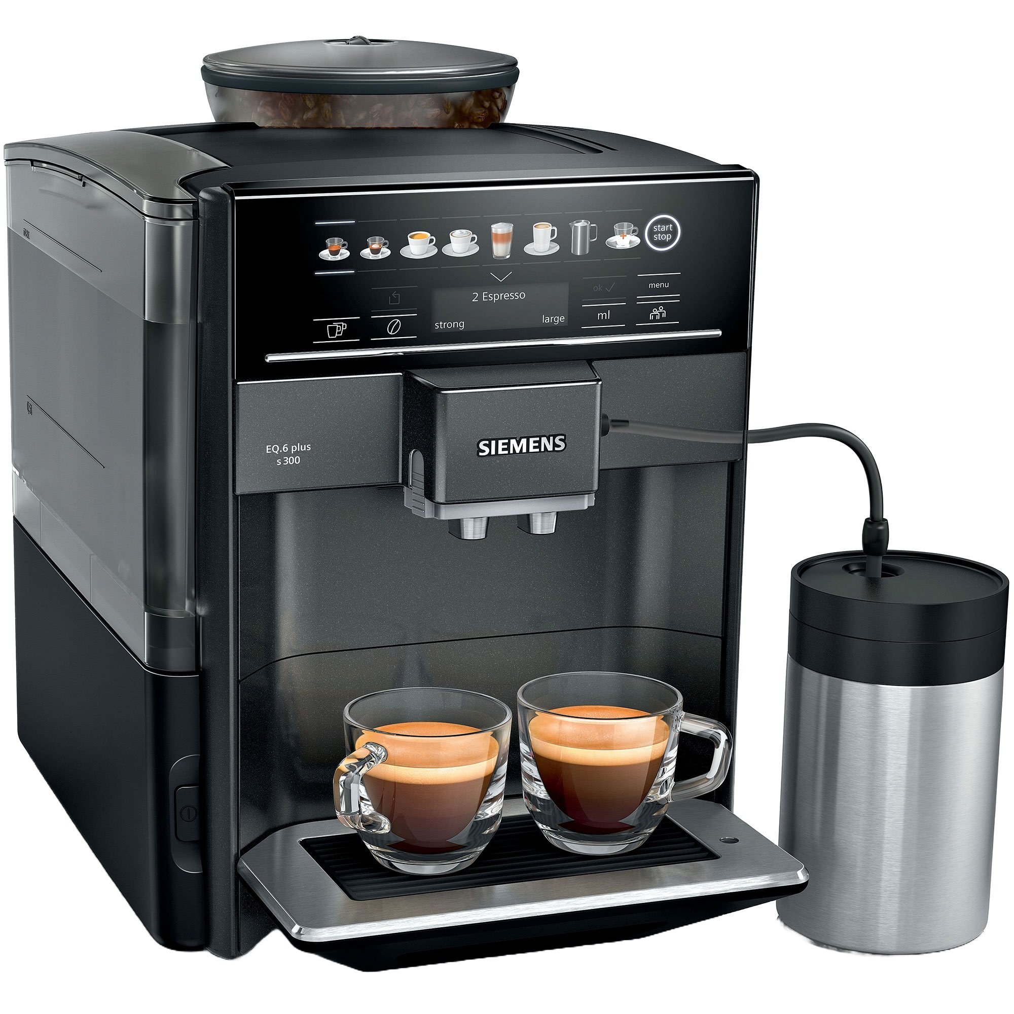 Siemens EQ6 Plus kaffemaskin svart
