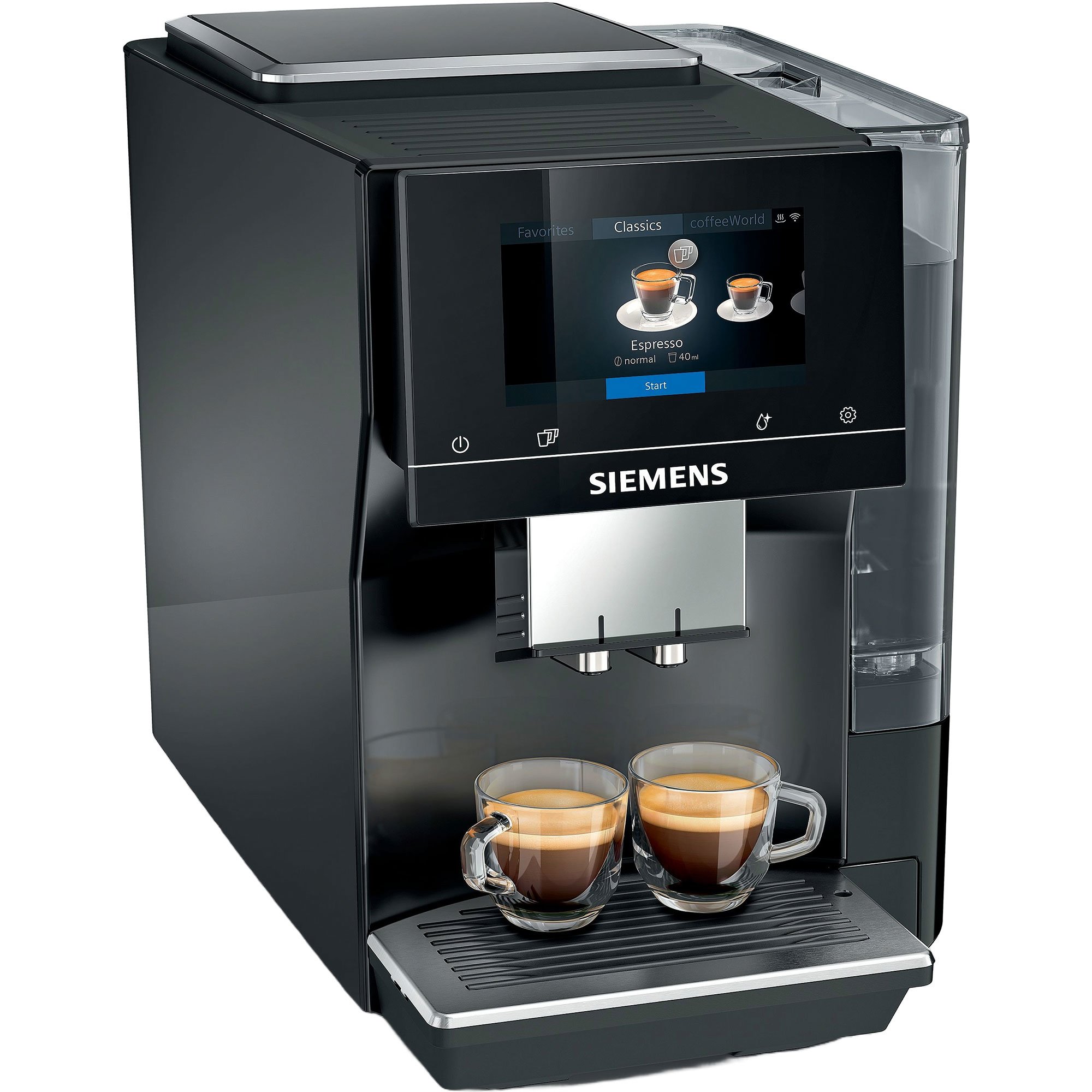 Siemens EQ700 Classic kaffemaskin pianosvart