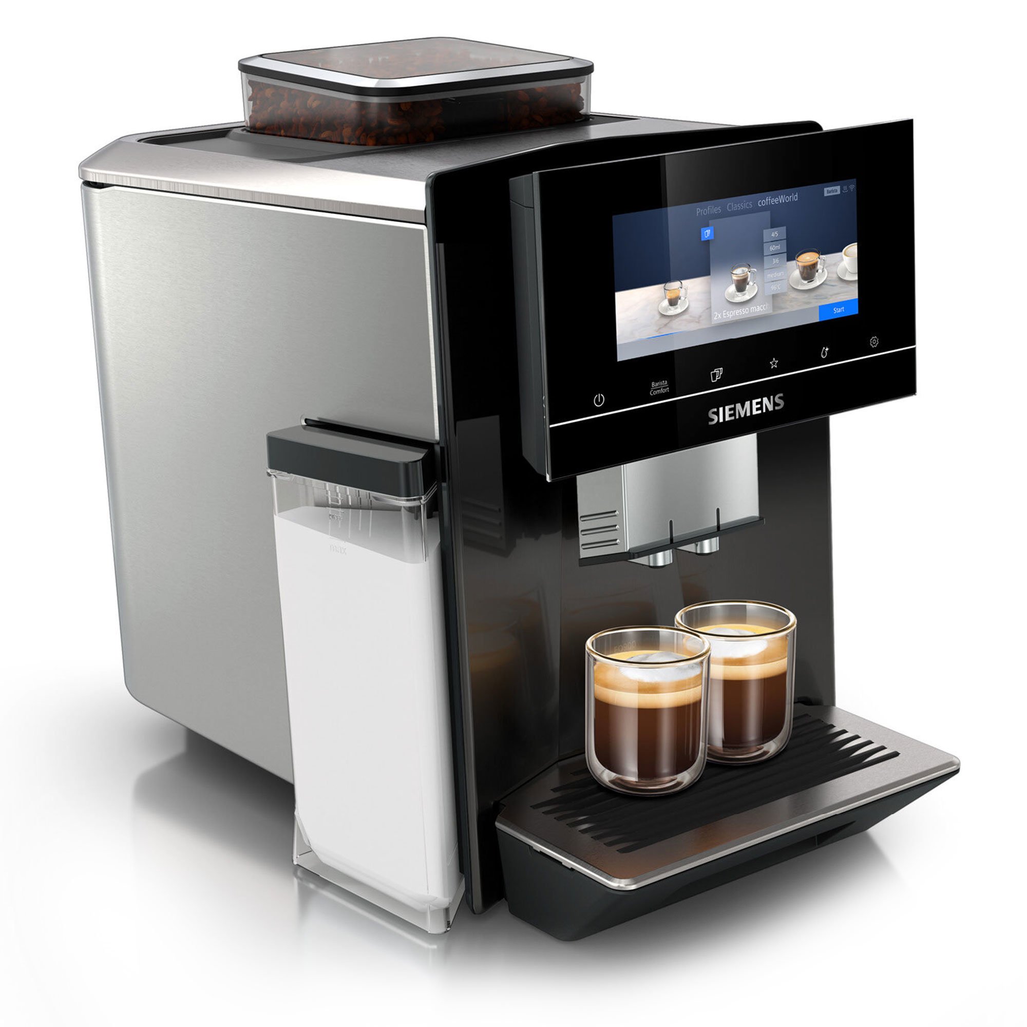 Läs mer om Siemens EQ900 Helautomatisk Espressomaskin, svart