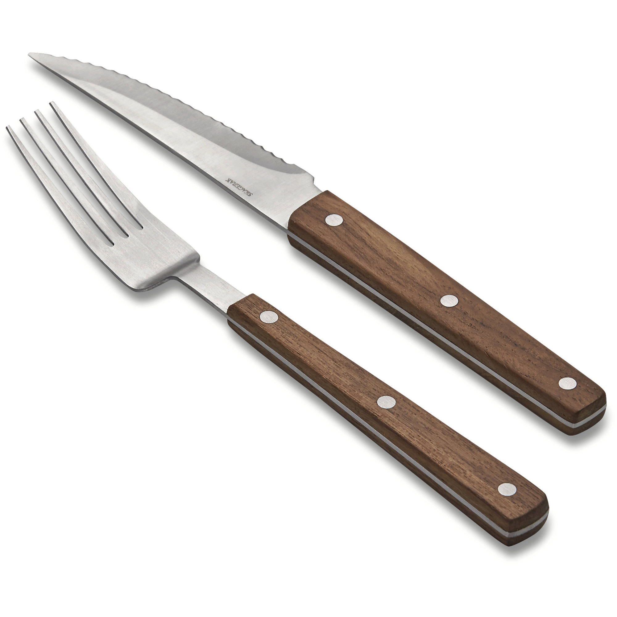 Skagerak Nordic Steak Cutlery teak/stainless stee
