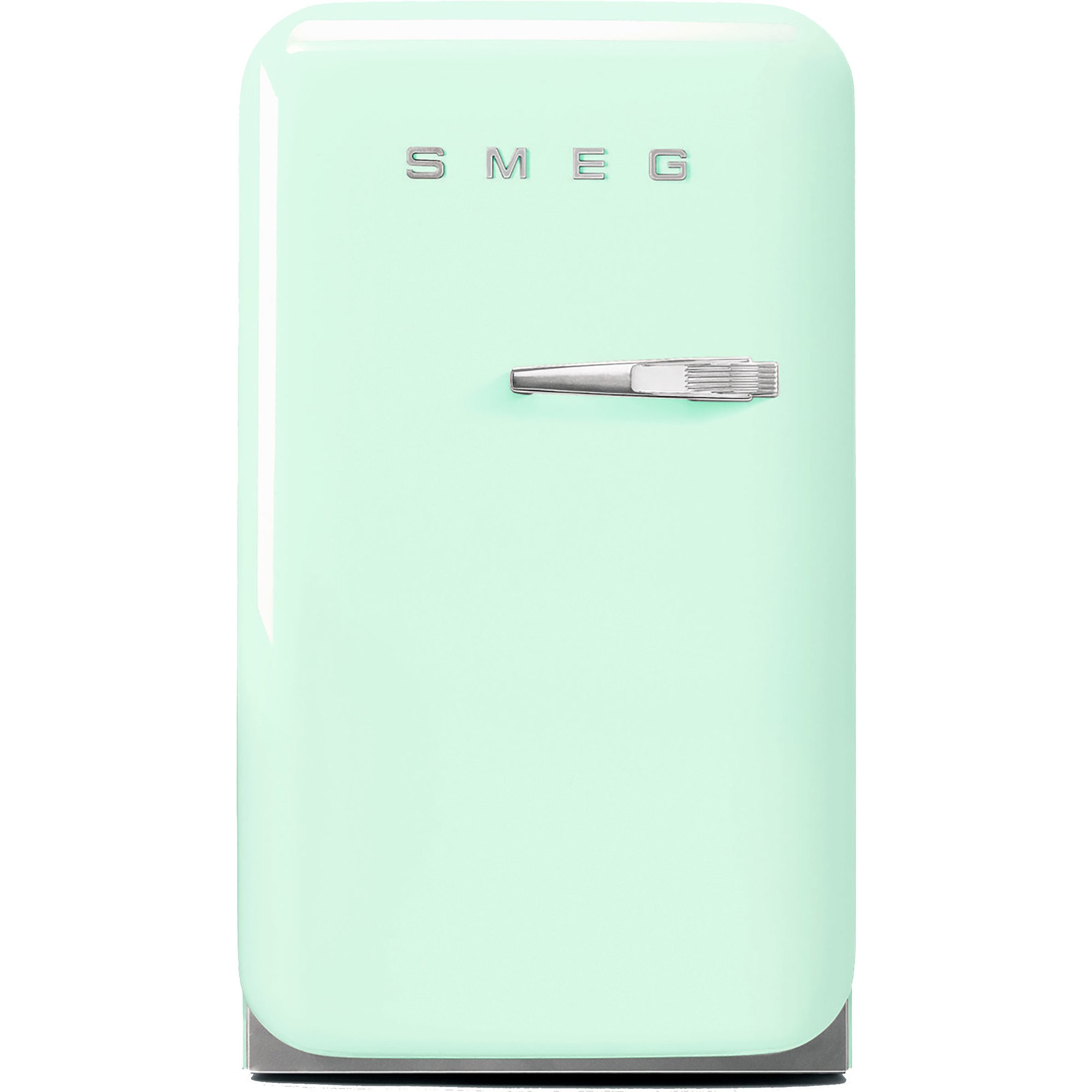 Smeg Venstrehengt Kjøleskap i Retro Design 74 cm – Pastell Grønn