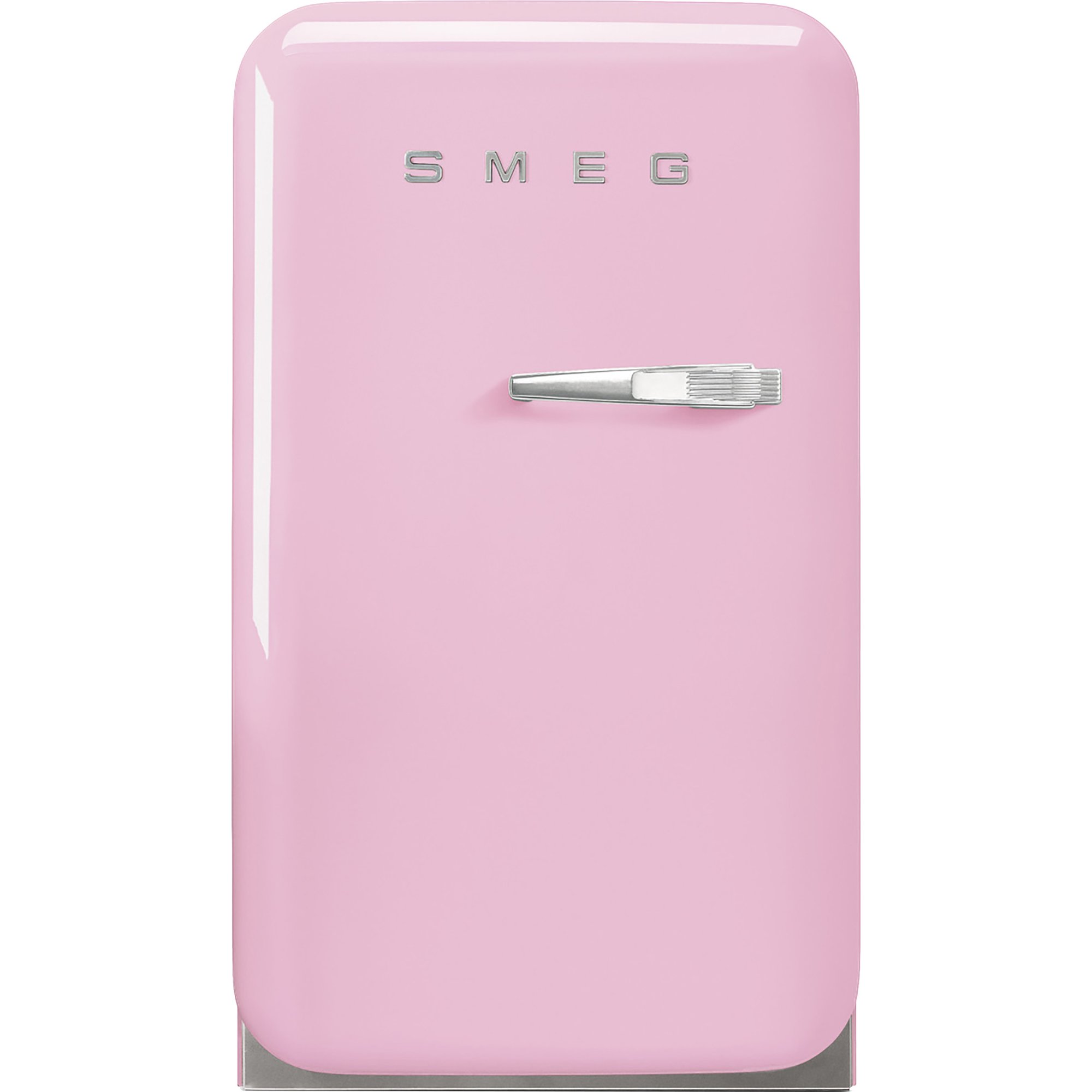 Smeg Venstrehengt Kjøleskap i Retro Design 74 cm – Rosa