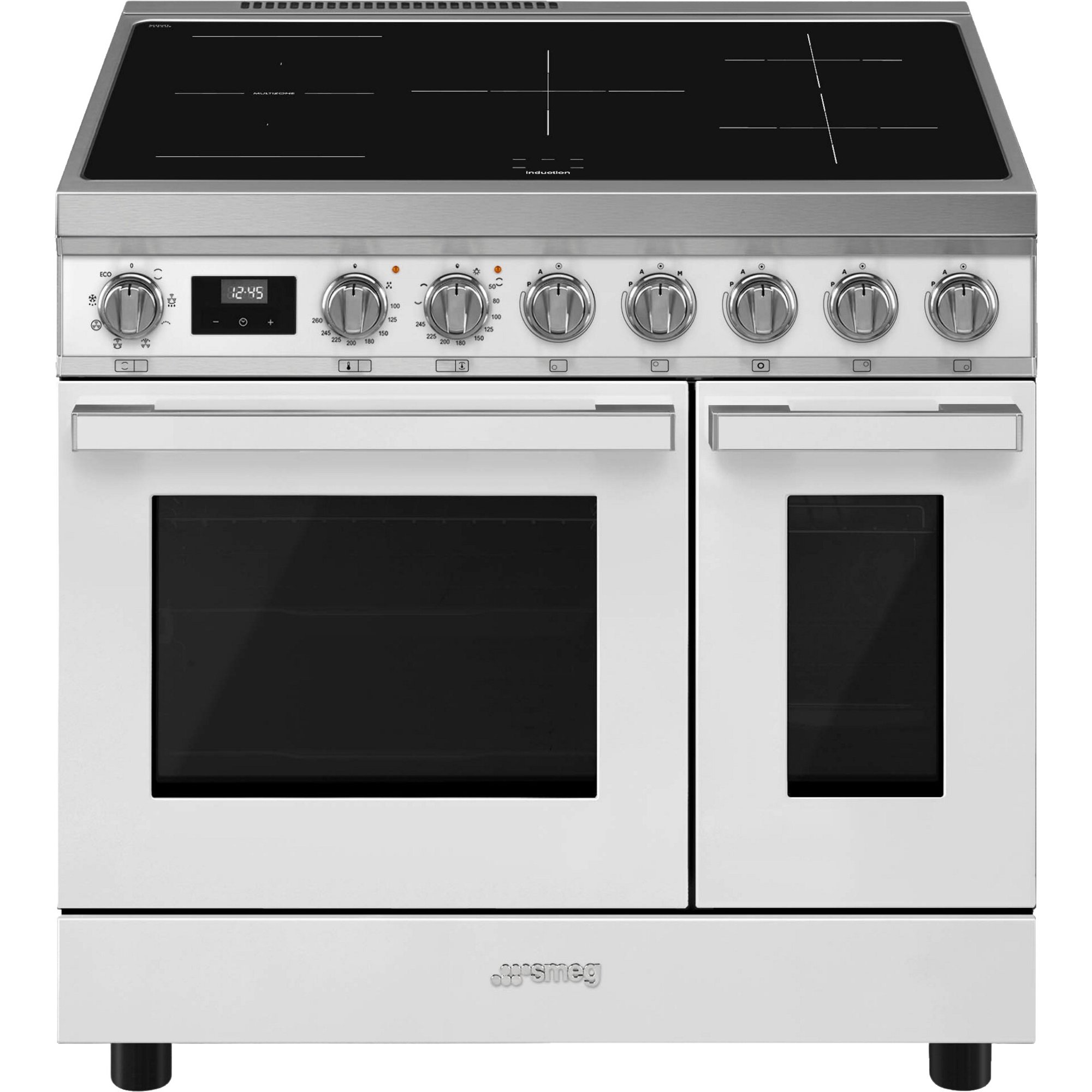 Smeg CPF92IMWH Portofino induksjonskomfyr hvit