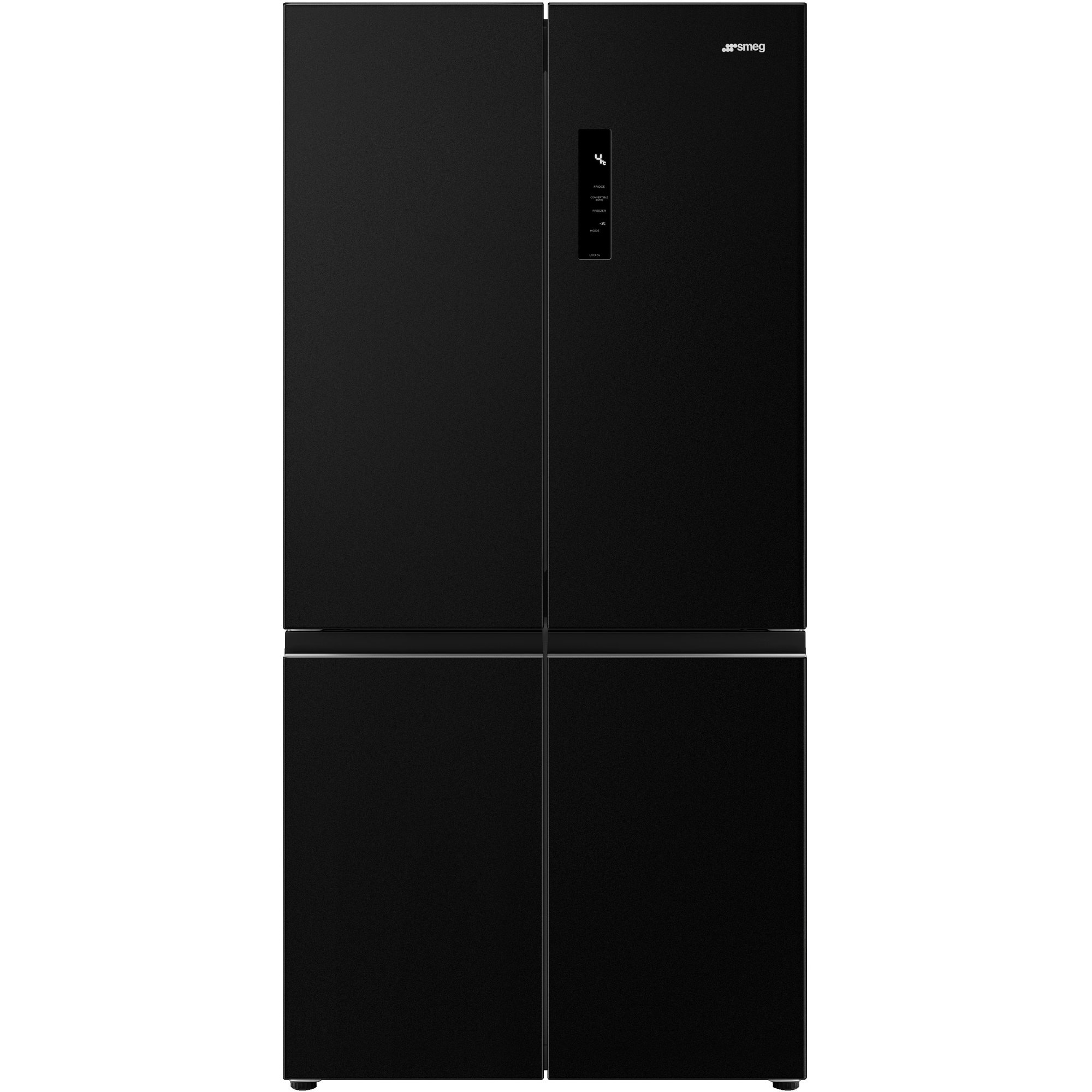 Smeg FQI60KD French Door kjøleskap svart