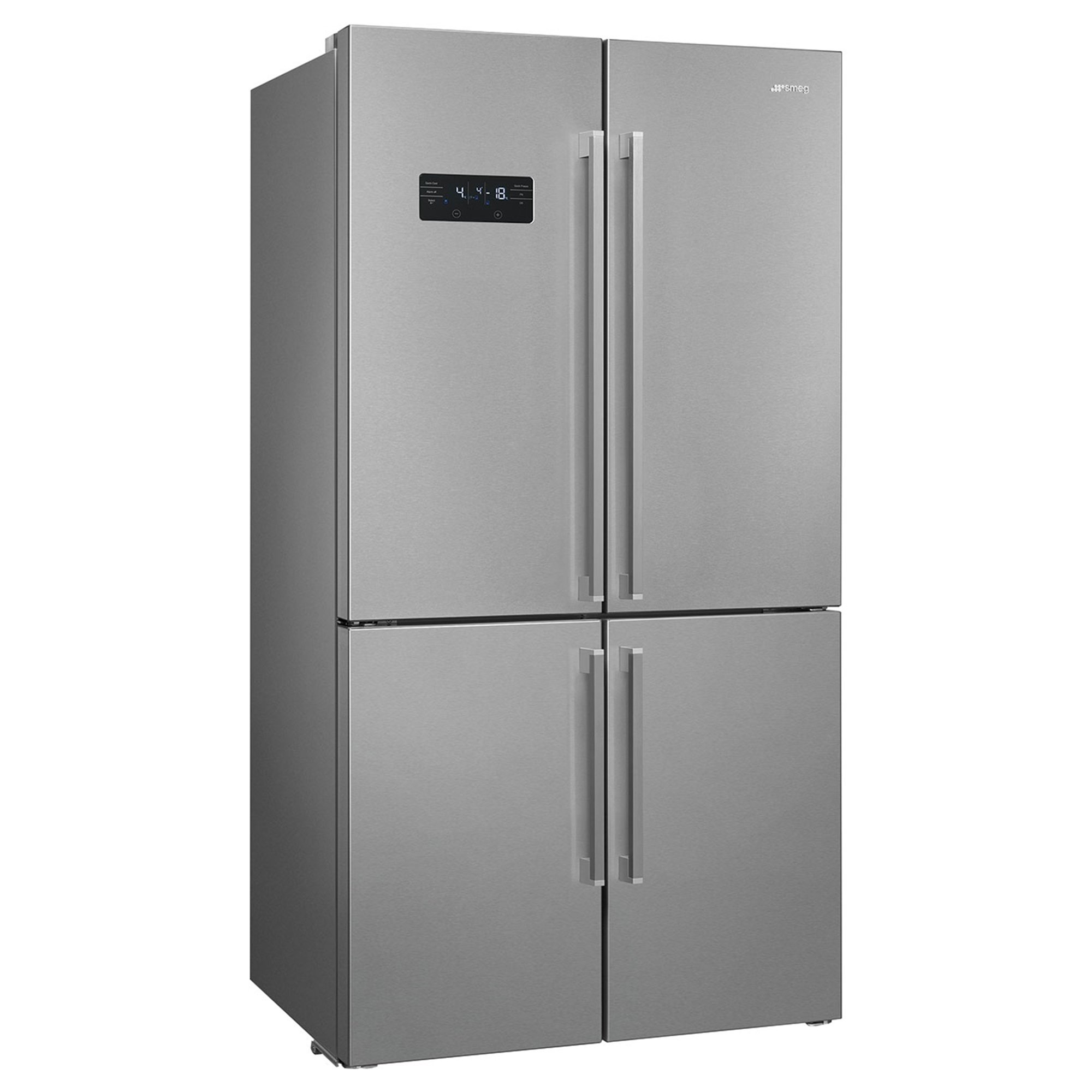 Smeg French Door kjøleskap/fryser 92 cm, rustfritt stål Kjøle - Fryseskap
