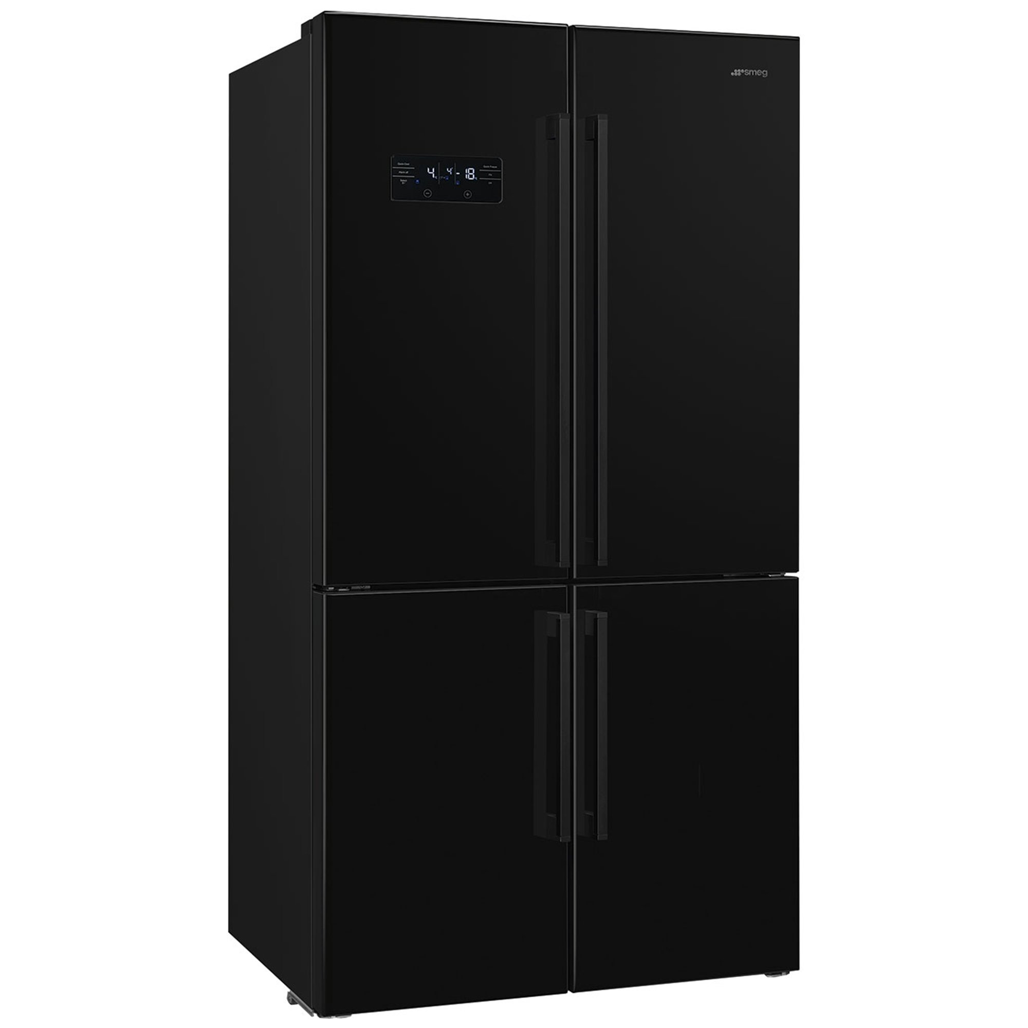 Smeg French Door kjøleskap/fryser 92 cm, svart