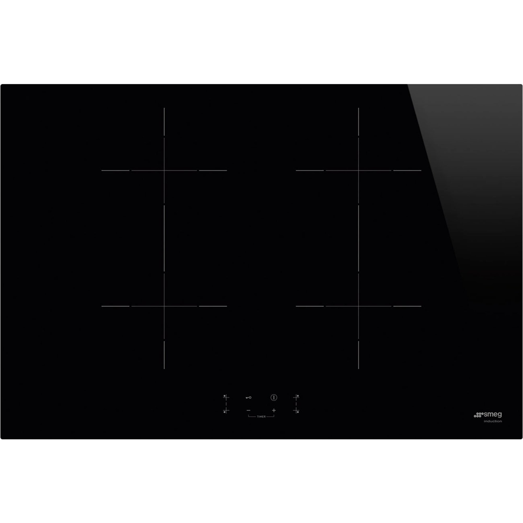 Smeg SIB2741D induksjonstopp 70 cm svart