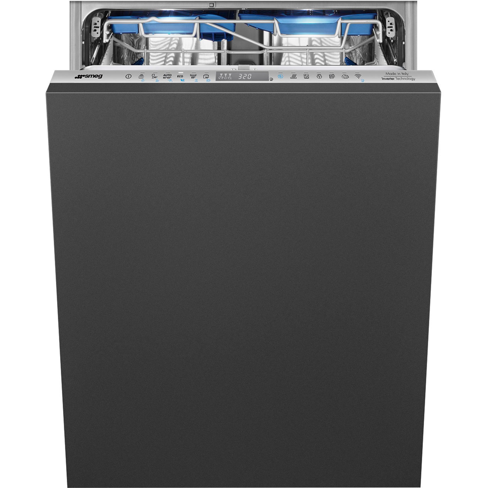 Smeg STL324BQLLW integrert oppvaskmaskin 60 cm