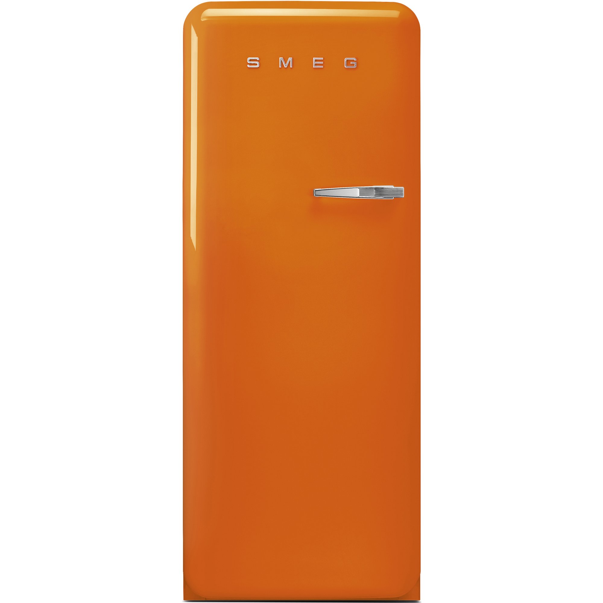 Smeg Venstrehengt Kjøleskap 50-Talls Retro Design Orange