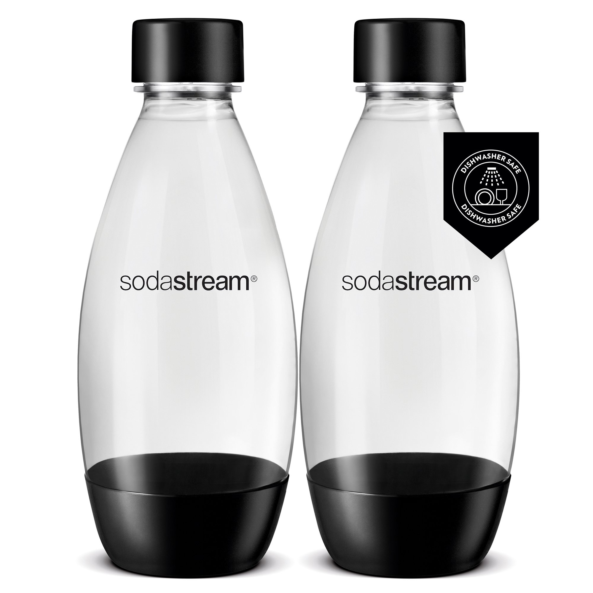 SodaStream Fuse flaske 2×0.5 liter svart