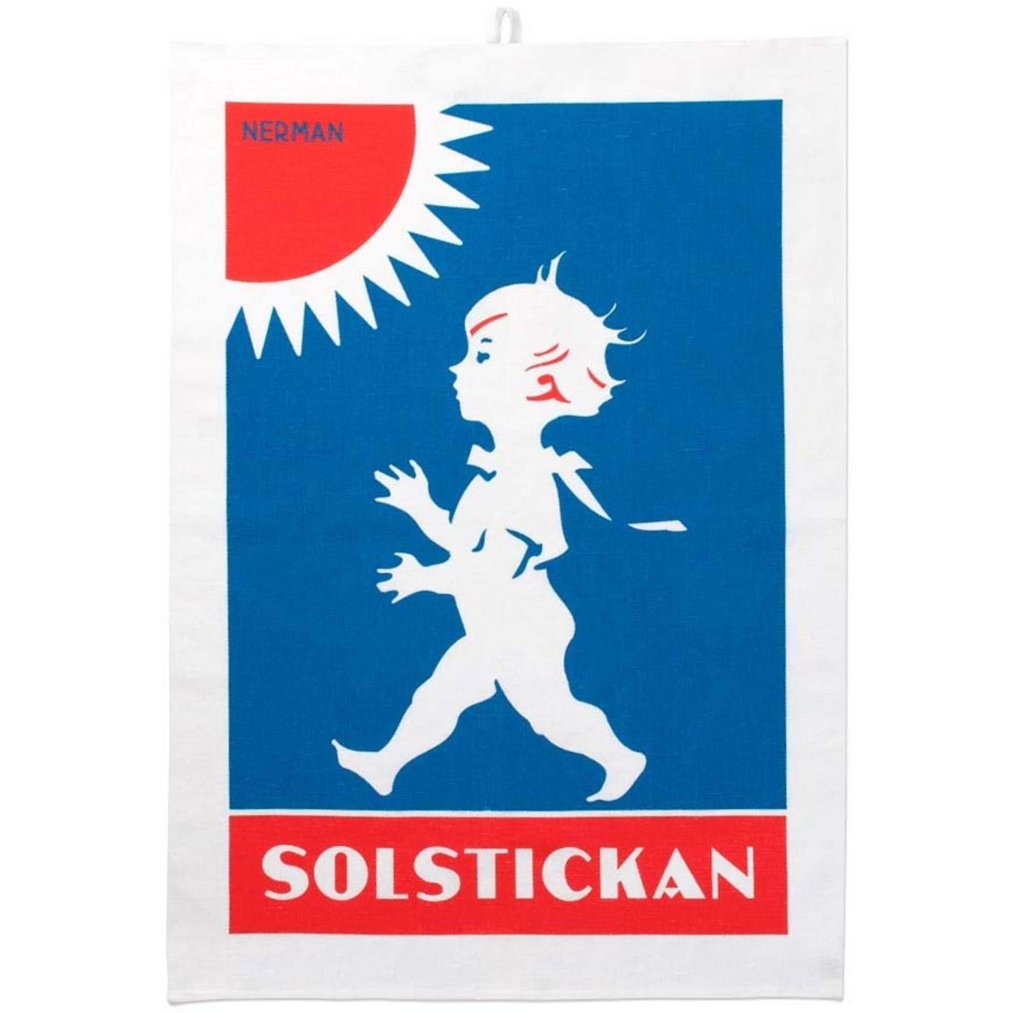 Solstickan Design Viskestykke Halv-Linned Original 50 x 70 cm.