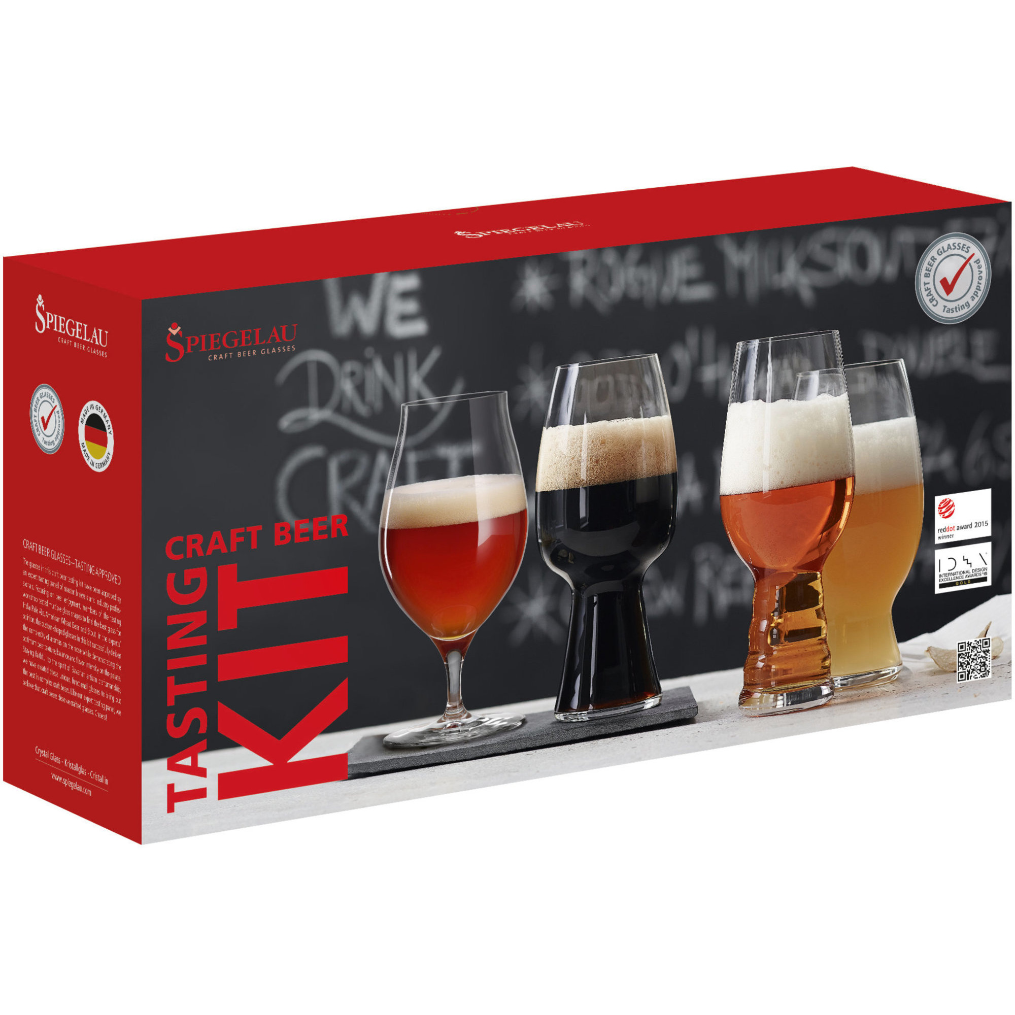 Läs mer om Spiegelau Beer Craft Tasting Kit 4 Pack