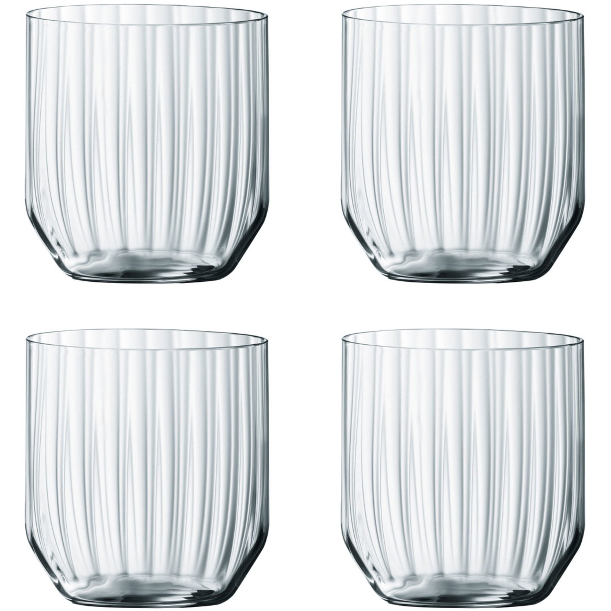 Spiegelau Linear Whisky Tumbler glass 4-pakning Whiskyglass