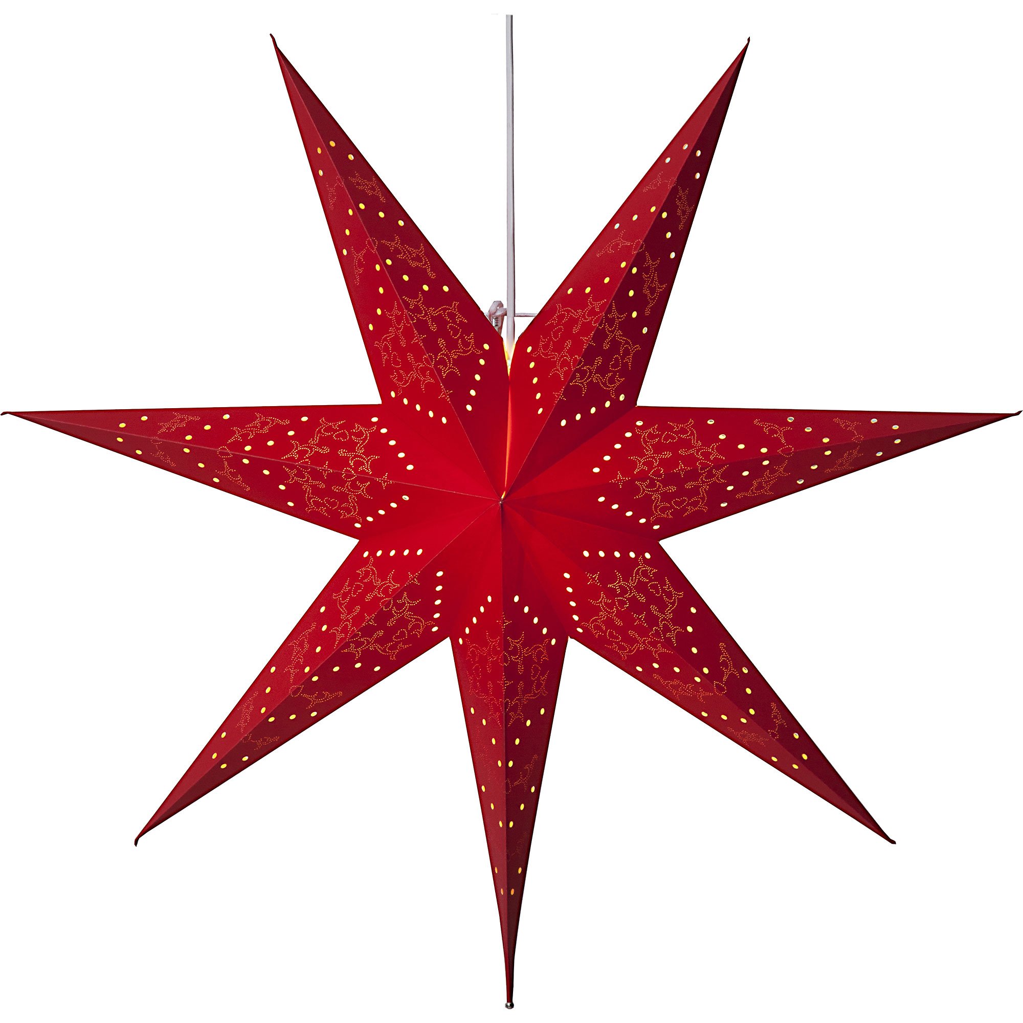 Star Trading Sensy röd pappersstjärna, 70 cm