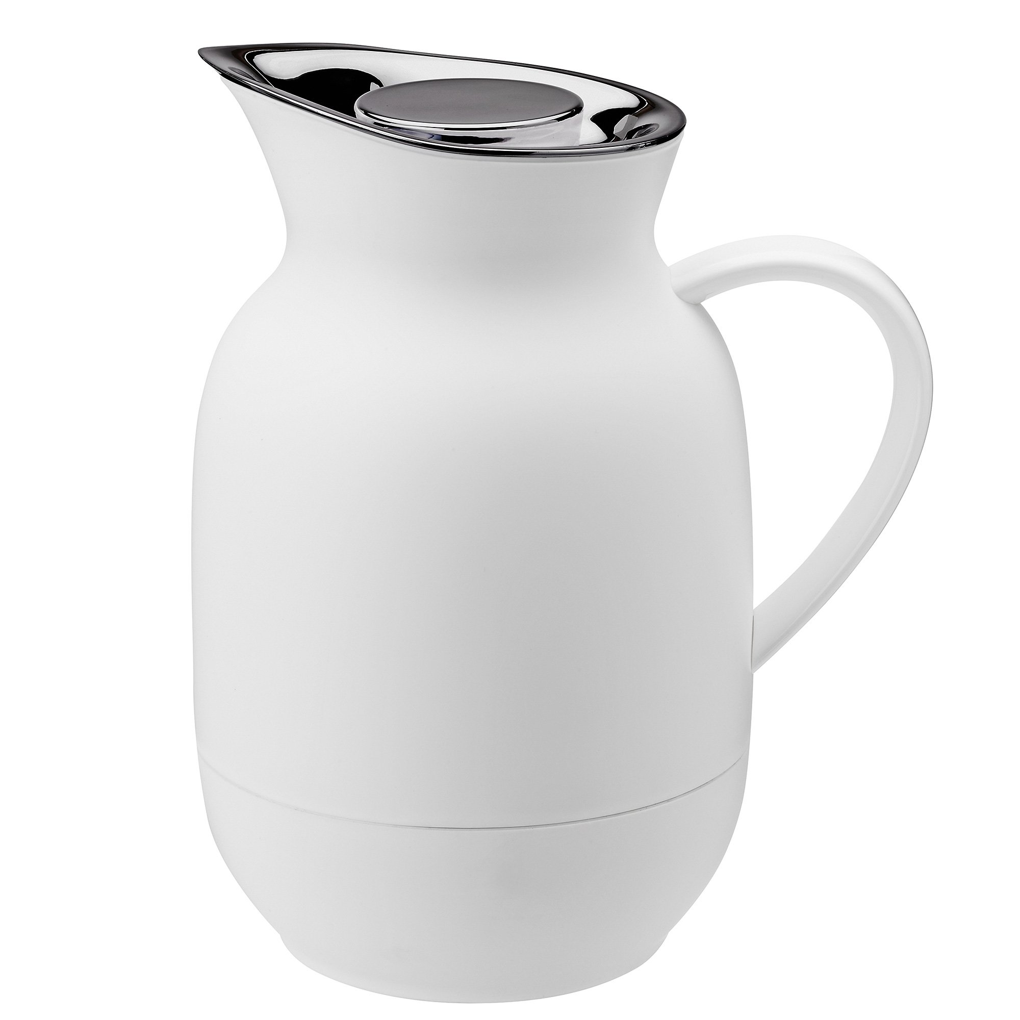 Stelton Amphora termokande 1 liter, kaffe, soft white