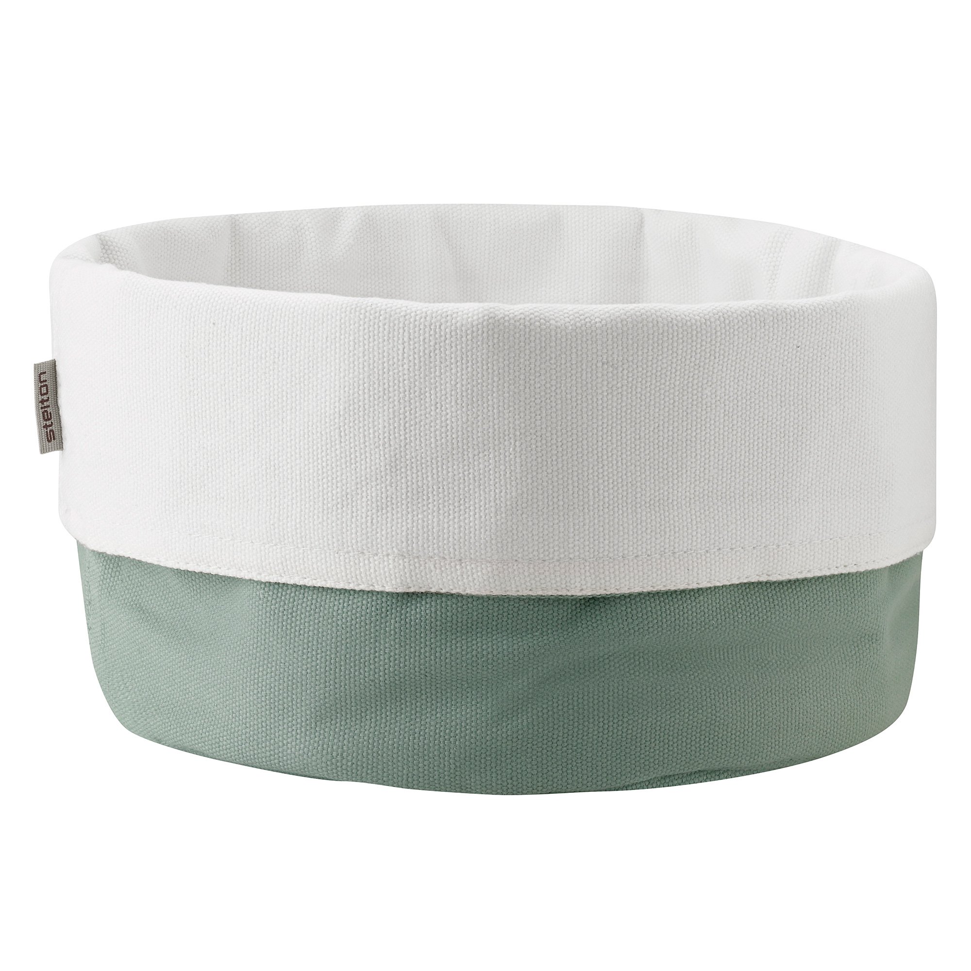 Stelton Brødpose stor stof – dusty green/white