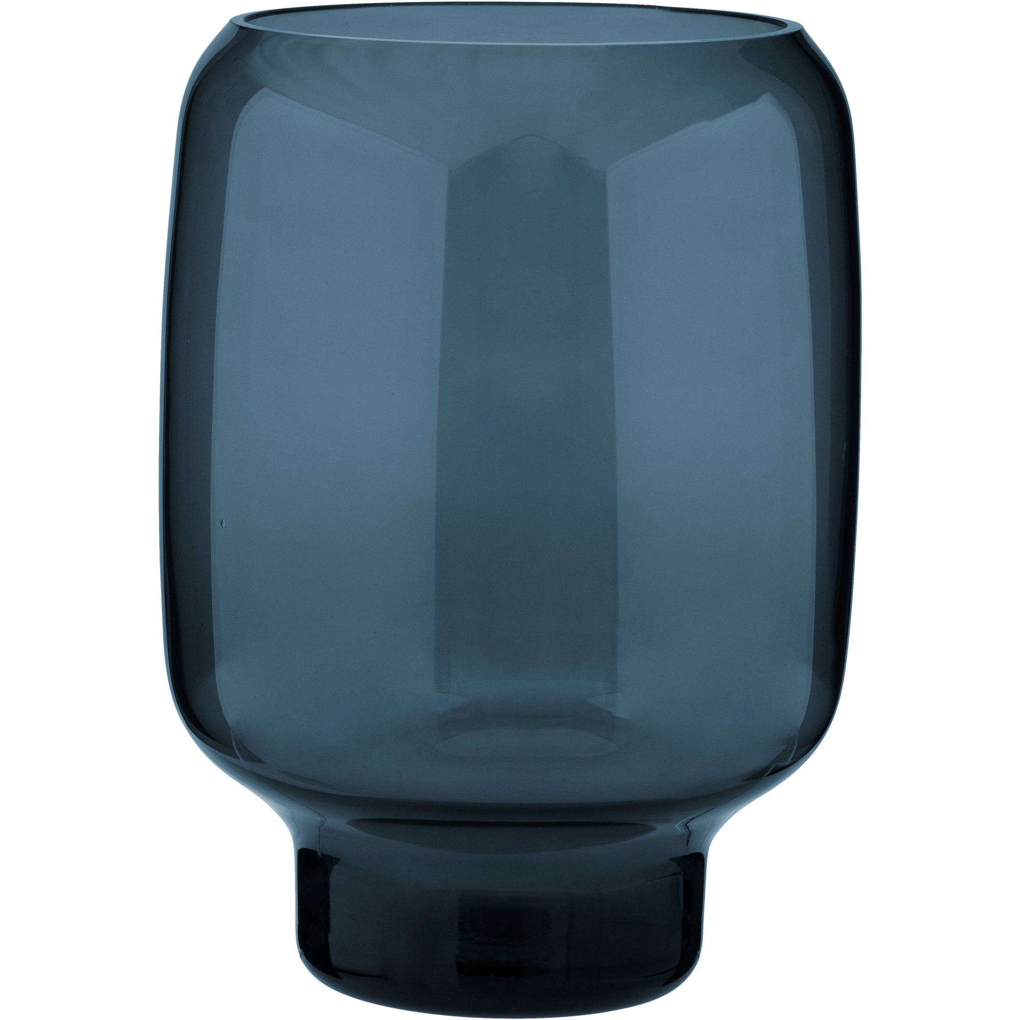 Stelton Hoop Vase 20 cm Glass Midnattsblå