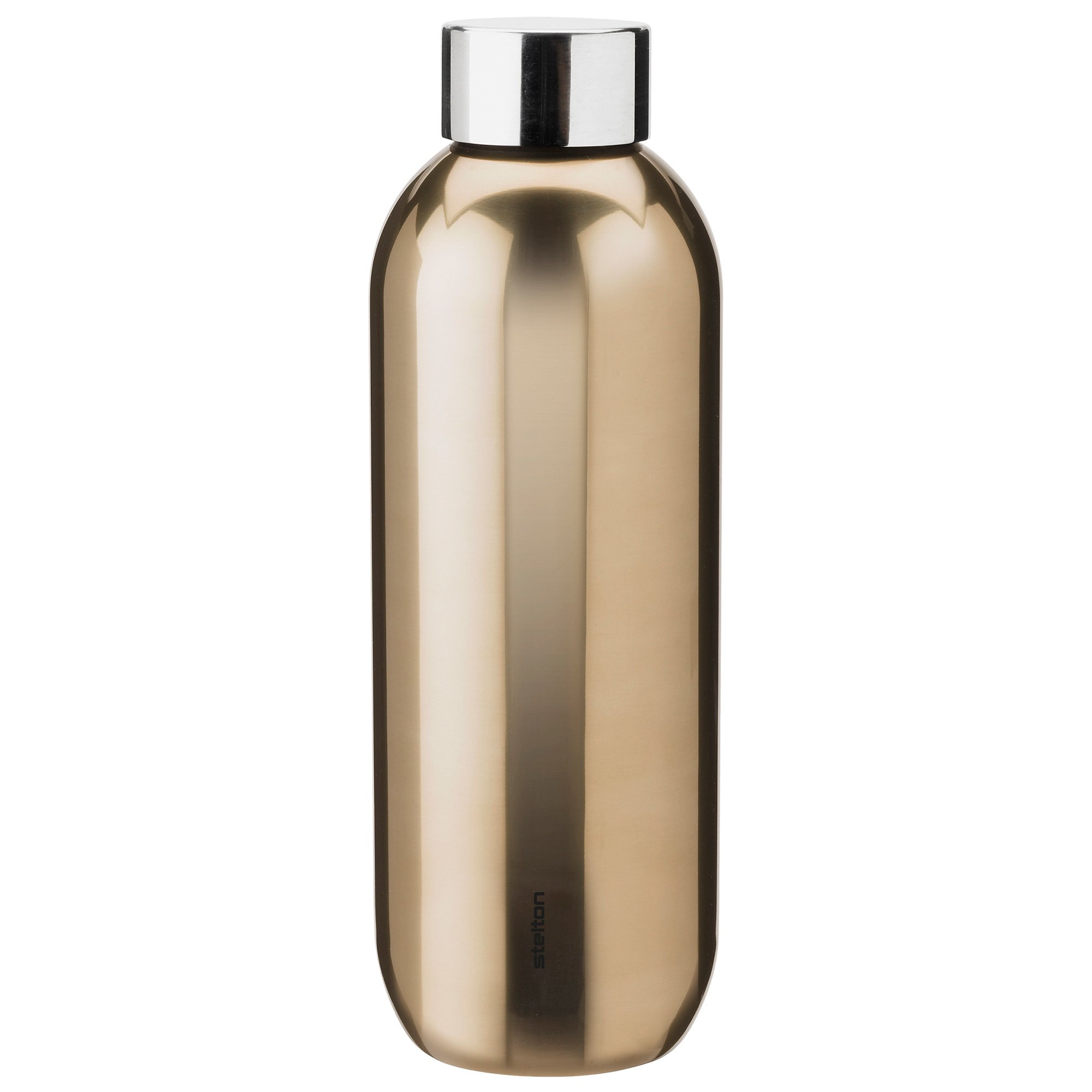 Stelton Keep Cool Drikkeflaske 0,6 liter dark gold
